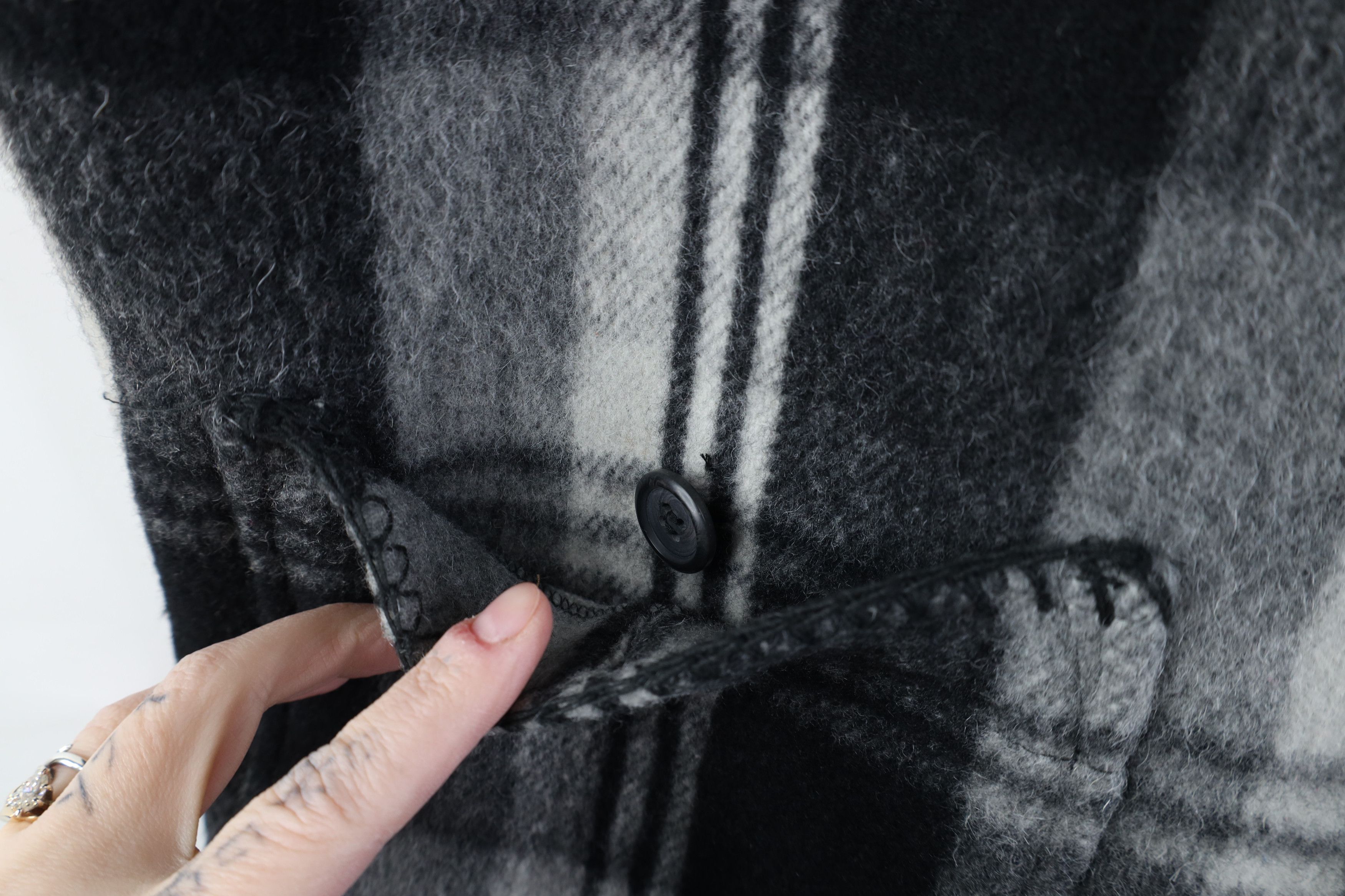 Vintage Vintage 90s Streetwear Mackinaw Wool Blend Vest Jacket Black Size XL / US 12-14 / IT 48-50 - 4 Thumbnail