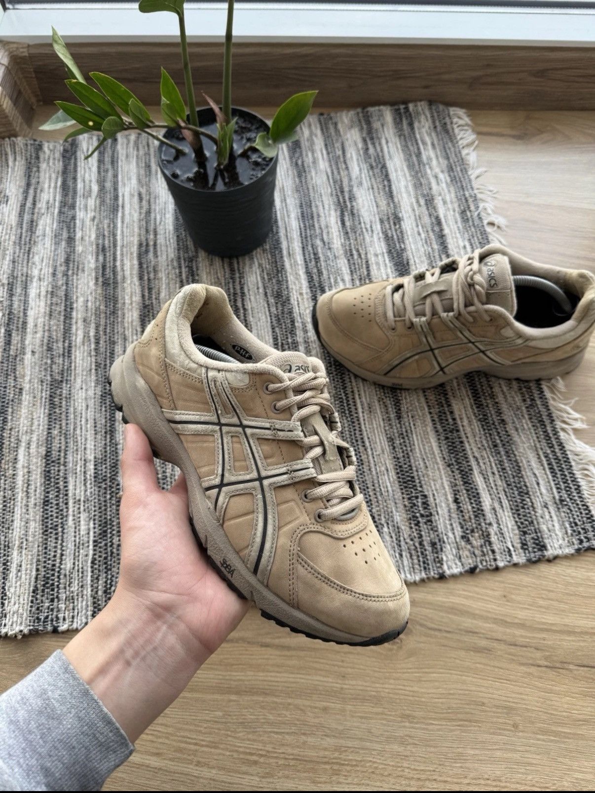 Asics Asics Gel-Adysseywr Beige Sneaker Shoes Size 39.5 US 8 Size US 8 / EU 41 - 4 Thumbnail