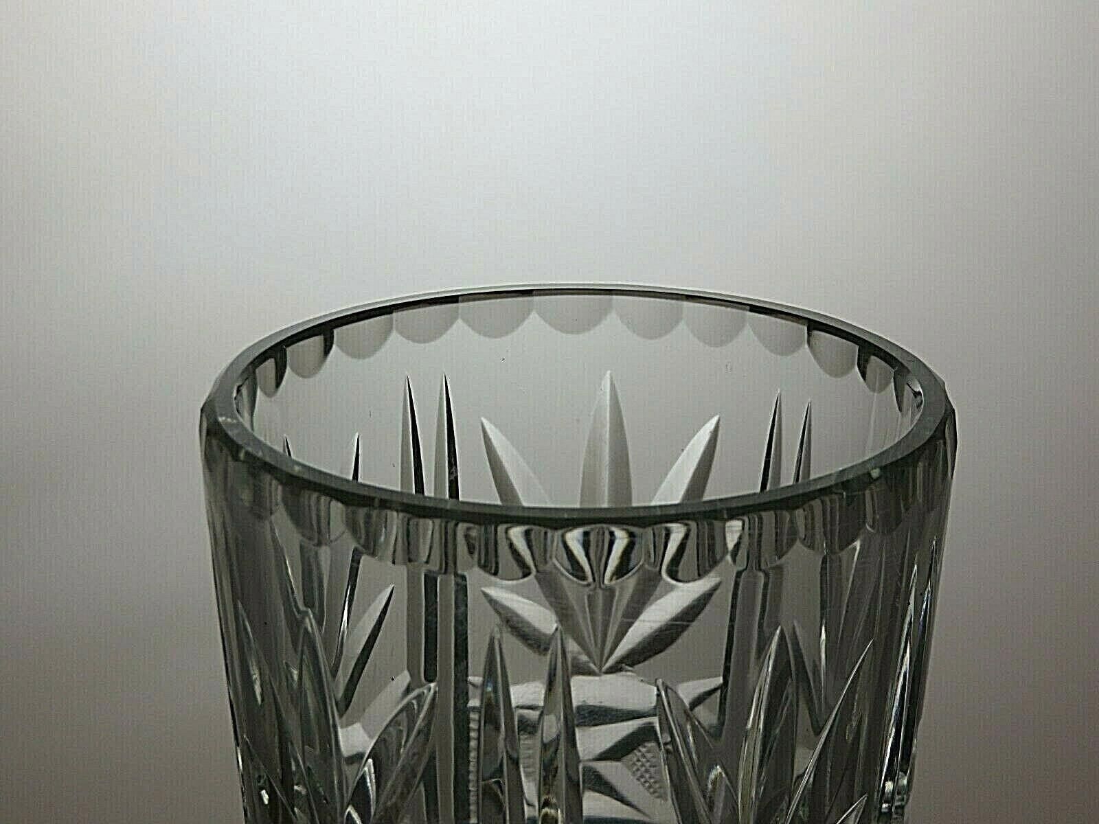Other Vintage American Brilliant Cut Crystal Vase 7 7/8" Size ONE SIZE - 3 Thumbnail
