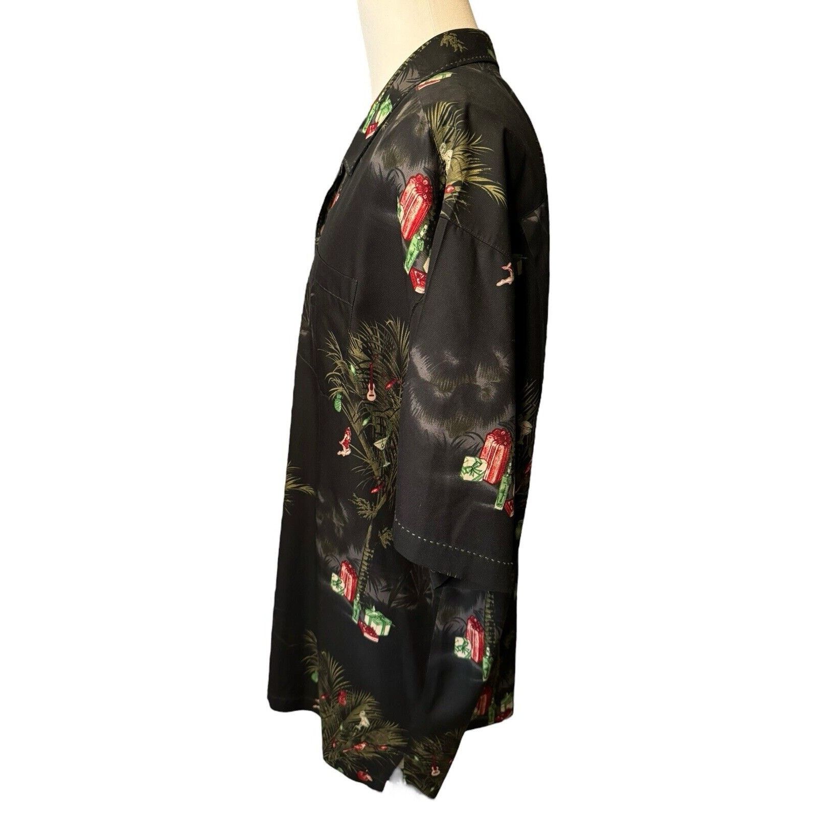 Tommy Bahama Tommy Bahama Silk Wool Christmas Holiday Camp Shirt Size US XXL / EU 58 / 5 - 3 Thumbnail