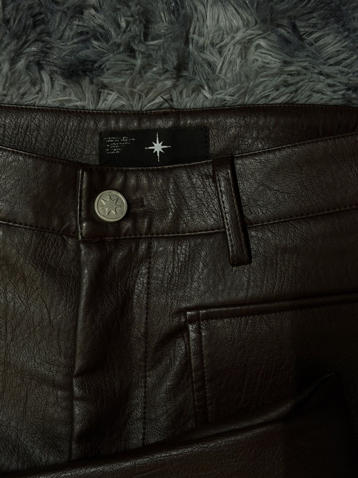 Ranger Cartel Ranger Cartel Brown Leather Pants Size US 32 / EU 48 - 2 Thumbnail