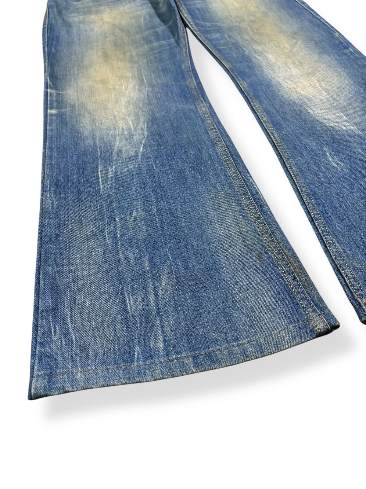 Diesel Vintage Diesel Industry Zatiny Mud Wash Bootcut Grunge Jeans Size US 36 / EU 52 - 8 Thumbnail