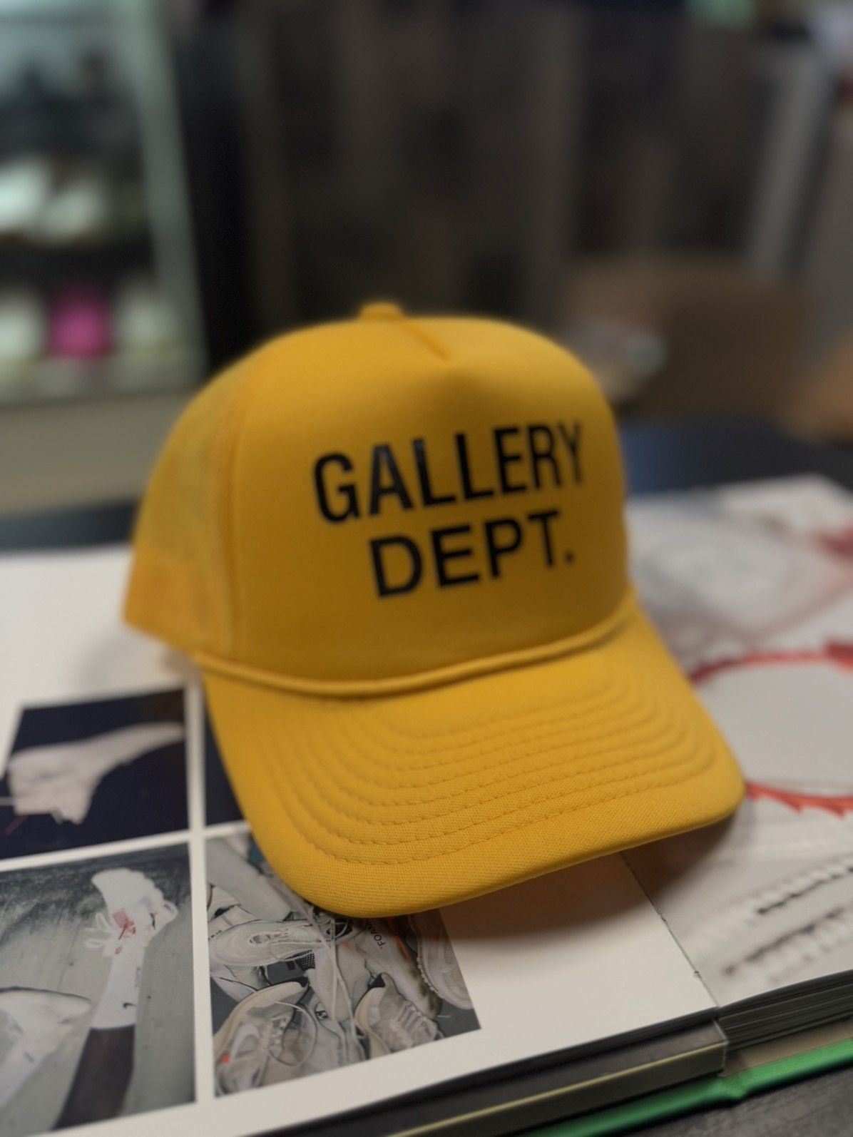 Gallery Dept. Gallery DEPT Logo Hat Yellow Adjustable (NEW) Size ONE SIZE - 2 Thumbnail