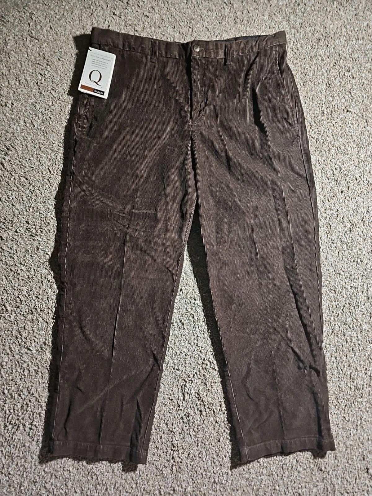 Haggar HAGGAR Q Quality For Life Brown Corduroy Pants 36x29 NWT NWD Size US 36 / EU 52 - 1 Thumbnail