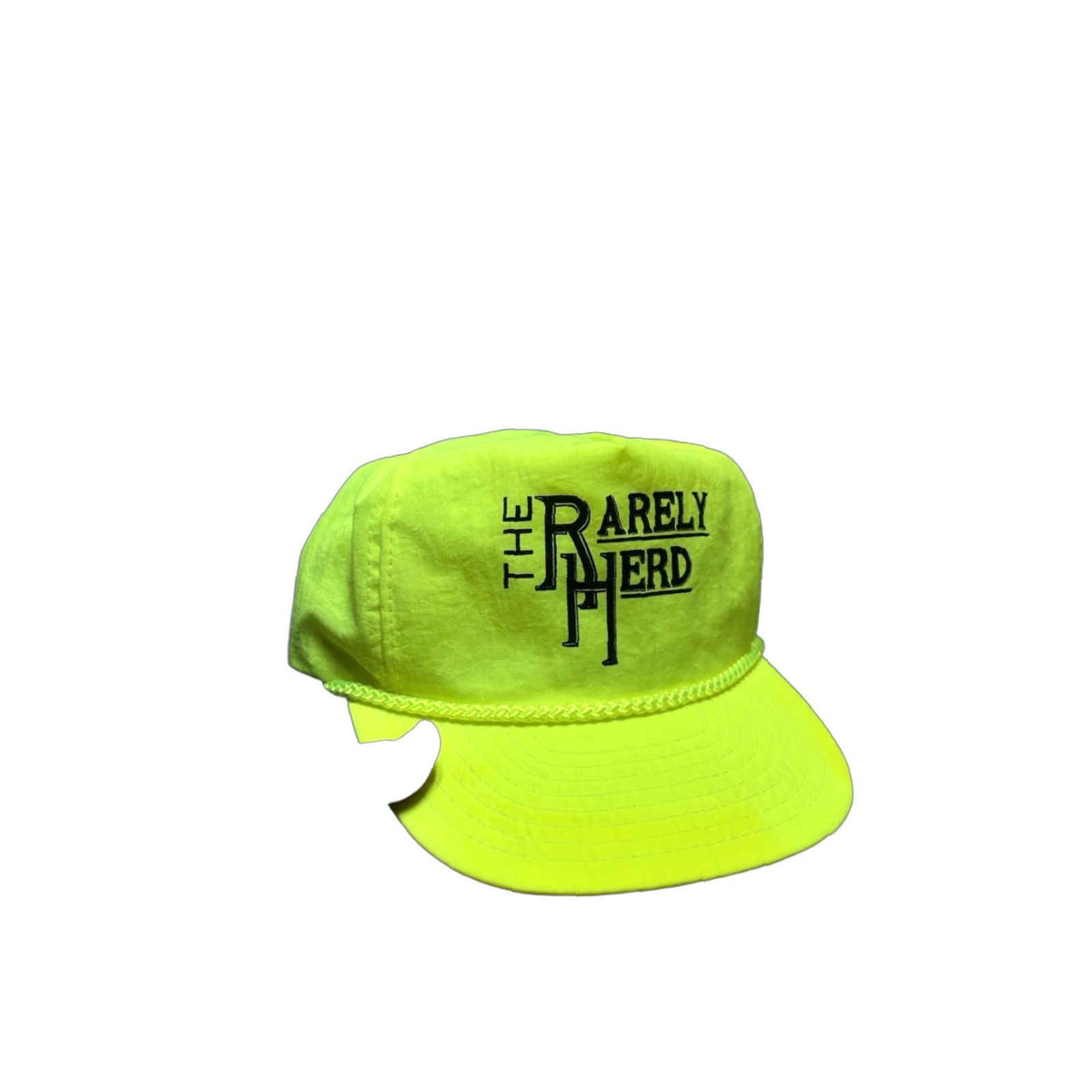Vintage VINTAGE Strapback Hat Cap The Rarely Herd Yellow Adjustable Snapback Men Music Accessories Size ONE SIZE - 1 Thumbnail