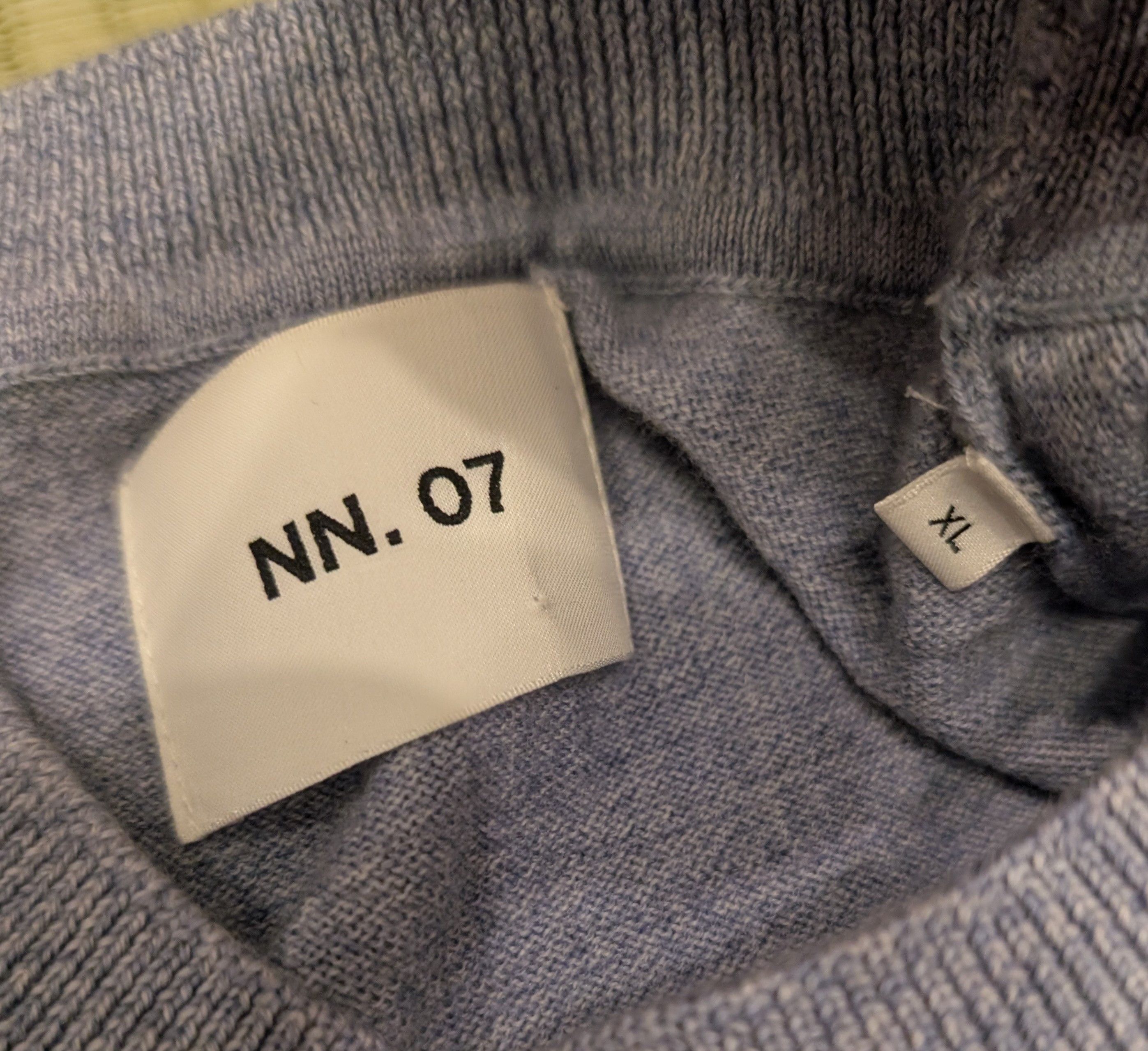 NN07 NN07 No Nationality Ted Sweater 100% Wool Tint Blue Size US XL / EU 56 / 4 - 3 Thumbnail