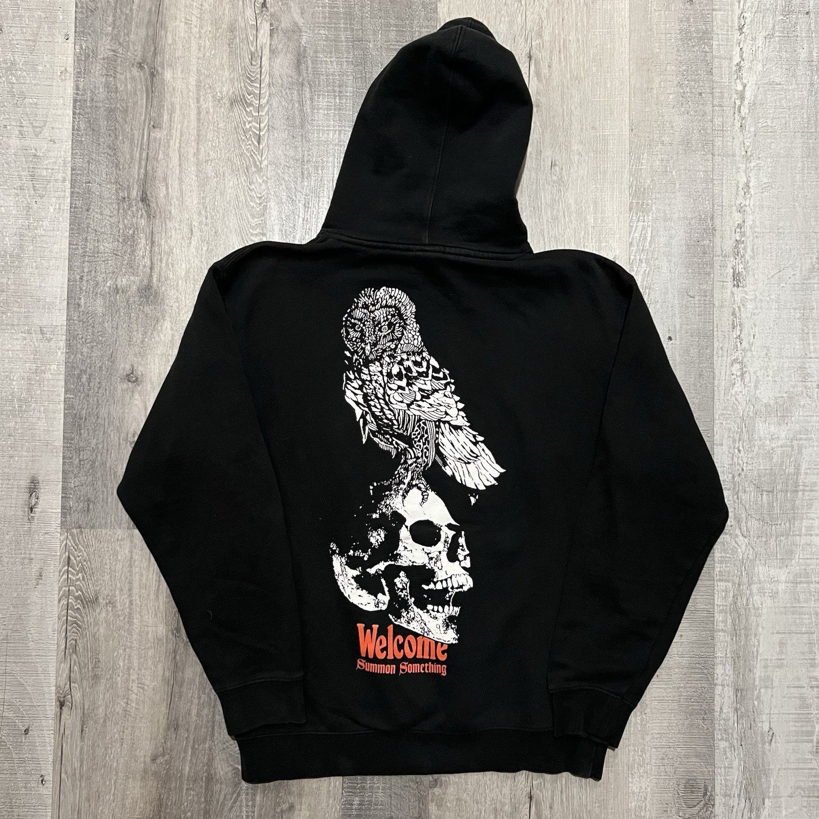 Welcome Skateboards Welcome Skateboards Summon Something Owl Skull Skater Hoodie Size US M / EU 48-50 / 2 - 1 Thumbnail