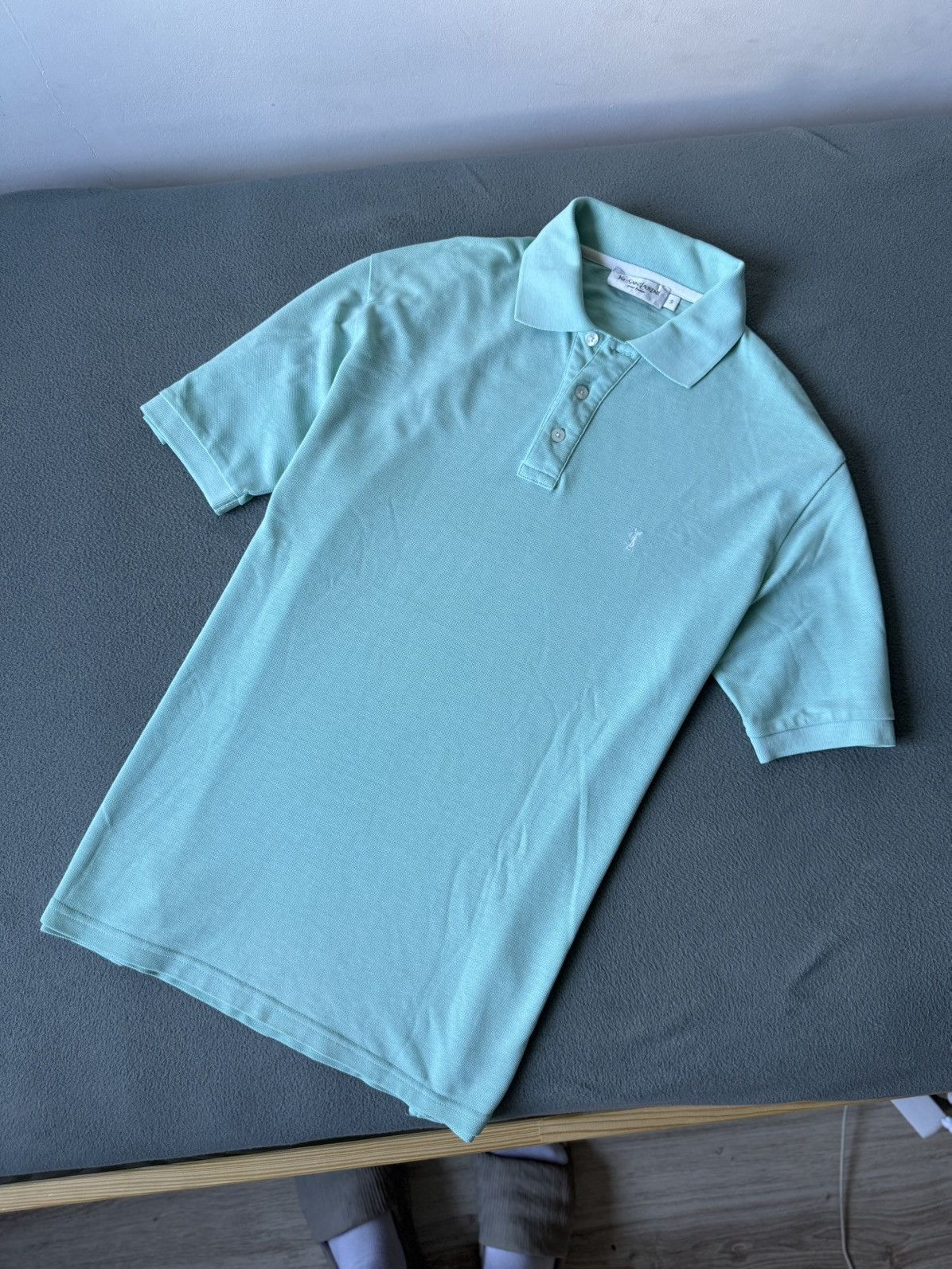 Yves Saint Laurent Yves Saint Laurent YSL Mens Polo Shirt Size US L / EU 52-54 / 3 - 1 Thumbnail