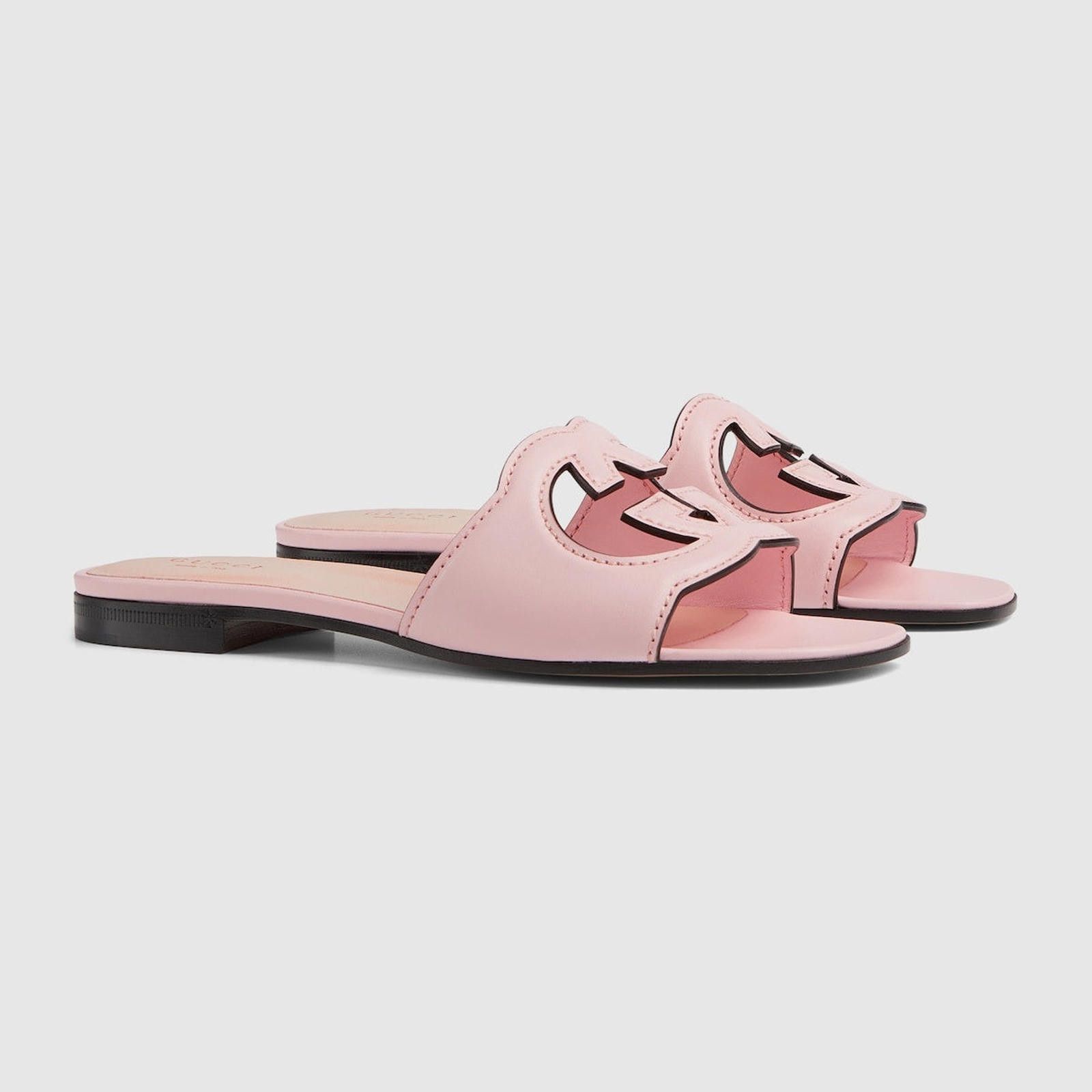 Gucci Gucci Interlocking G Slide Sandals Size US 6 / IT 36 - 1 Thumbnail