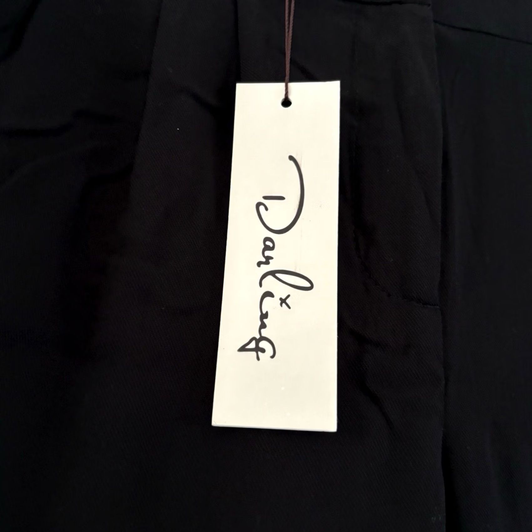 Vintage Darling Keira Crop Trousers Women’s Black Lightweight BNWT L Regular VPN? Size 36" / US 14 / IT 50 - 5 Thumbnail