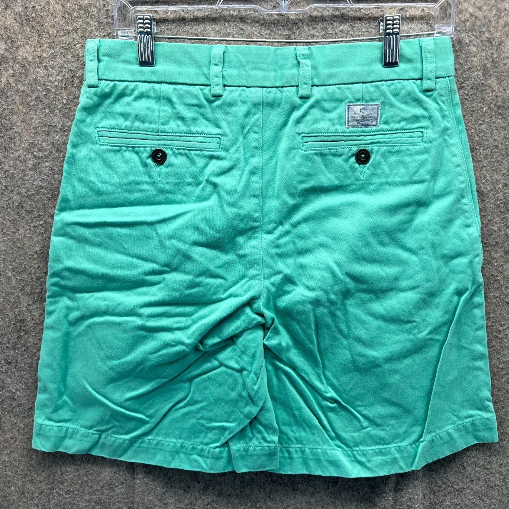 Southern Tide VINTAGE Southern Tide Shorts Mens 30 Chino Flat Front Canvas Cotton Blue 30 Inseam 6in Regular Pocket Button Relaxed Casual Mens Size US 30 / EU 46 - 2 Thumbnail