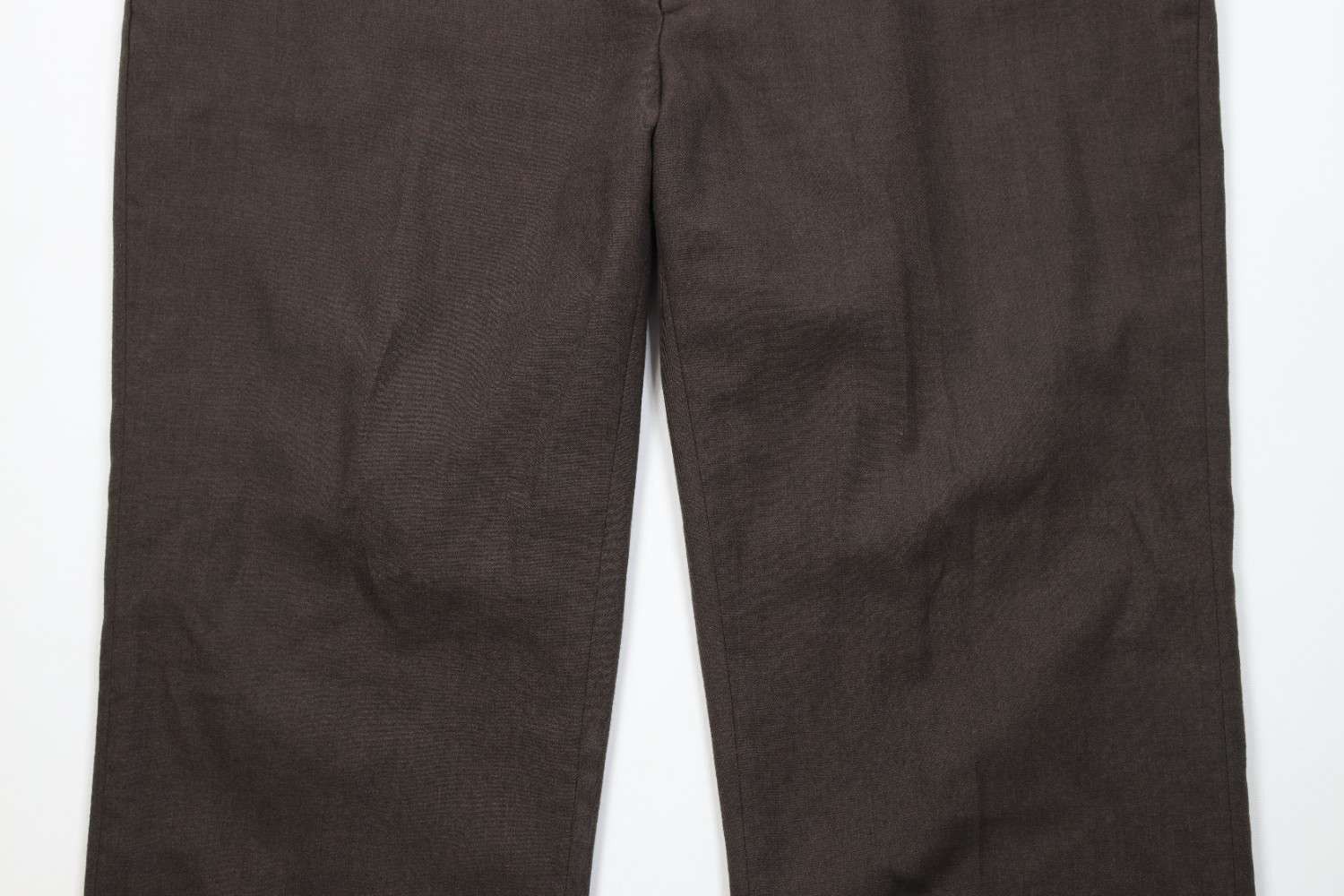 Vintage Vintage 70s Streetwear Wool Wide Leg Chino Pants Brown USA Size US 44 / EU 60 - 3 Thumbnail