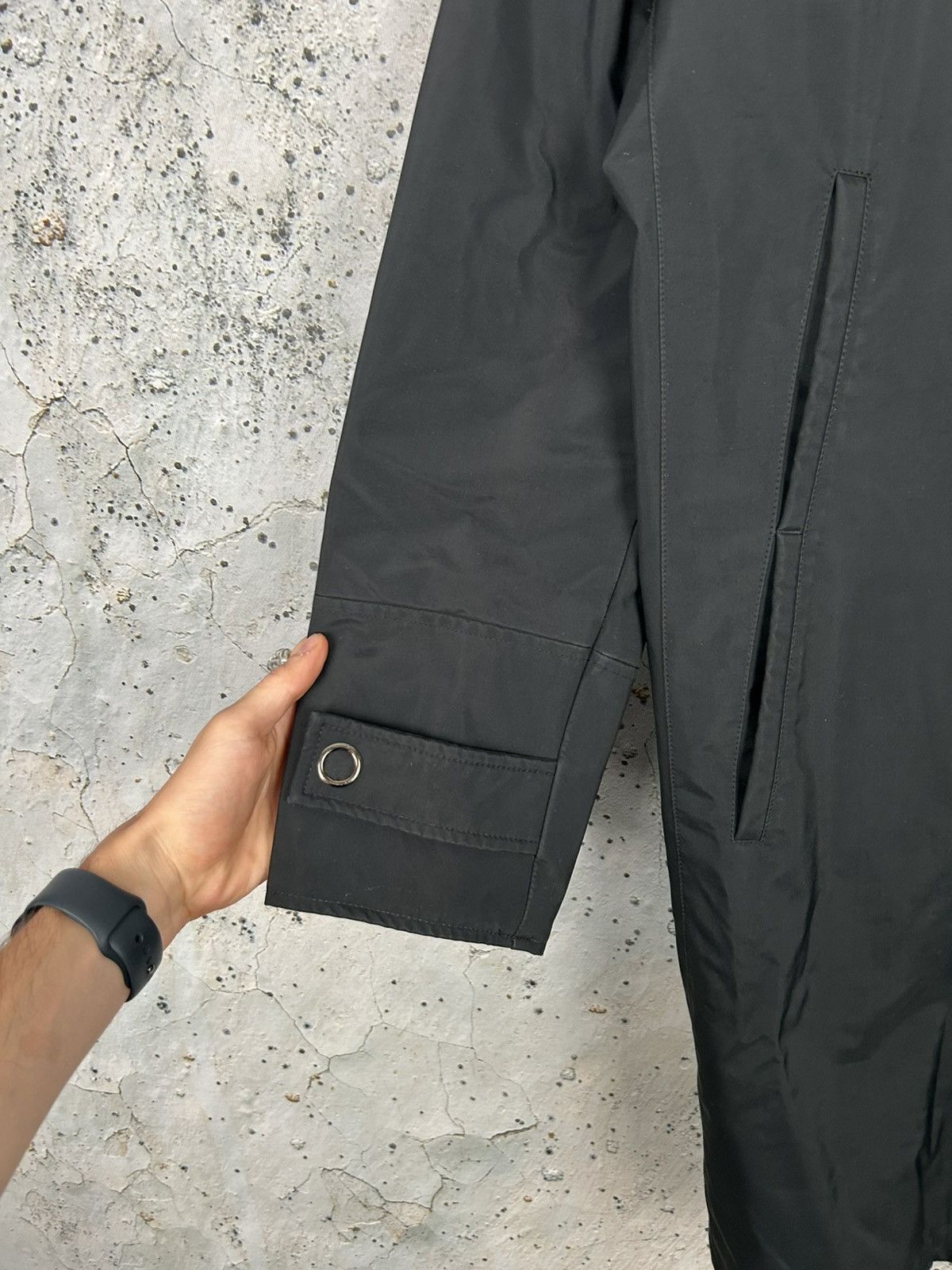 Z Zegna Z Zegna Avant Garde Black Coat Jacket Archive Designer Rare Size US XL / EU 56 / 4 - 7 Thumbnail