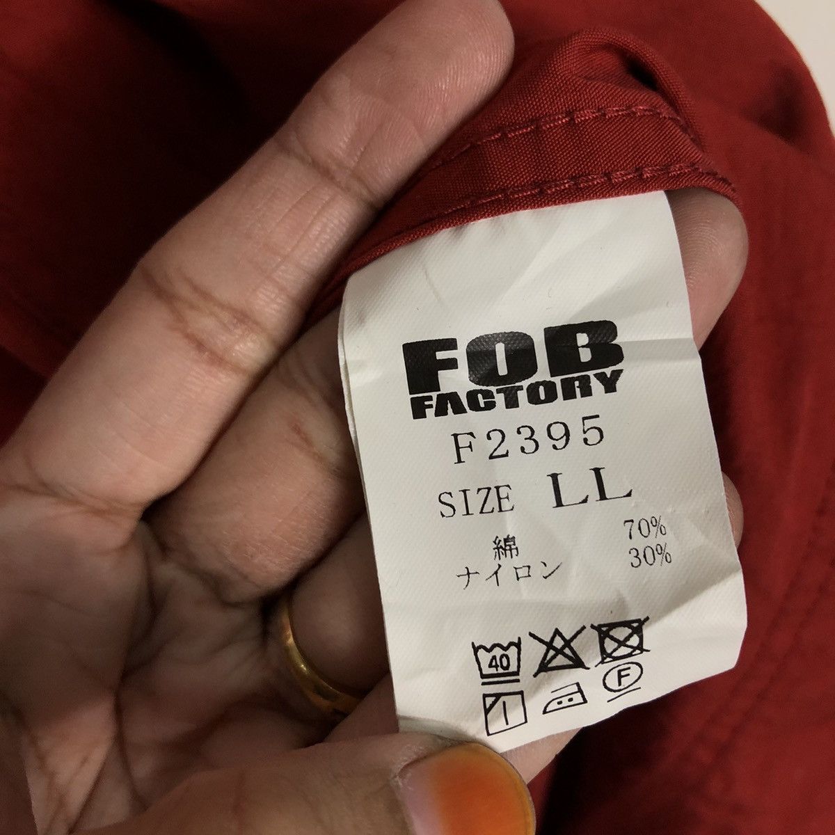 Japanese Brand 📌Rich Red Vintage Long Jacket Chore Detroit FOB Factory Size US L / EU 52-54 / 3 - 20 Thumbnail