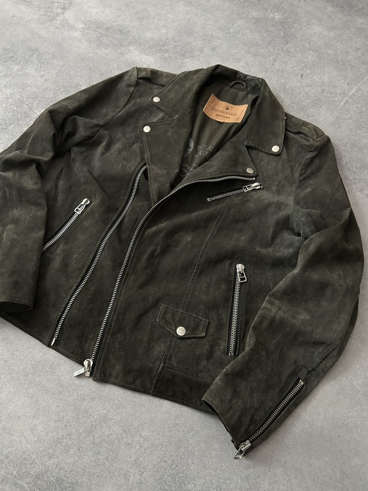 GOOSECRAFT Goosecraft Biker motorcycle leather jacket mens rare Size US M / EU 48-50 / 2 - 3 Thumbnail