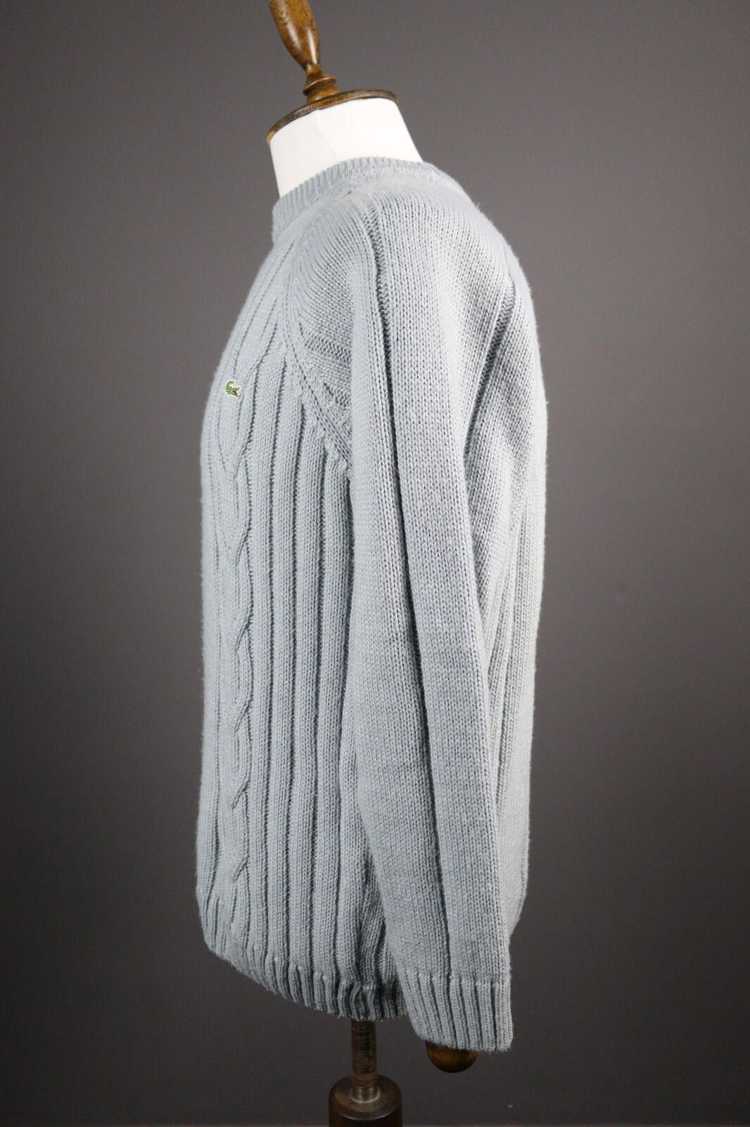 Lacoste Men Lacoste Classic Wool Cable Knit Casual Sweater Size 5 Size US M / EU 48-50 / 2 - 4 Thumbnail