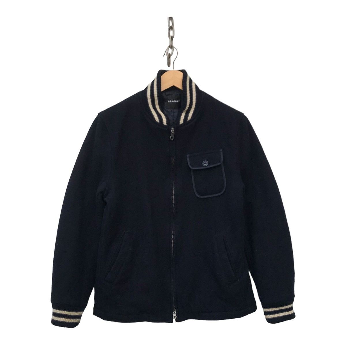 Boycott Japanese Brand Streetwear Varsity Jacket