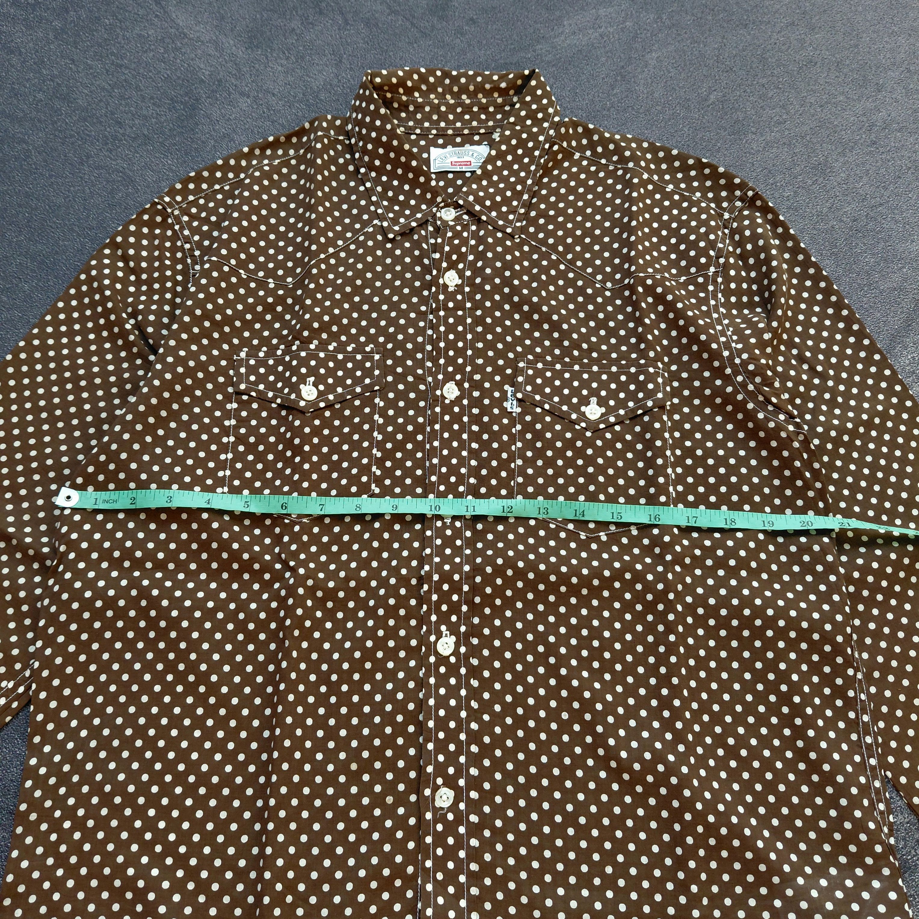 Levi's × Supreme Levis x Supreme Polkadot Shirt Size US M / EU 48-50 / 2 - 12 Thumbnail