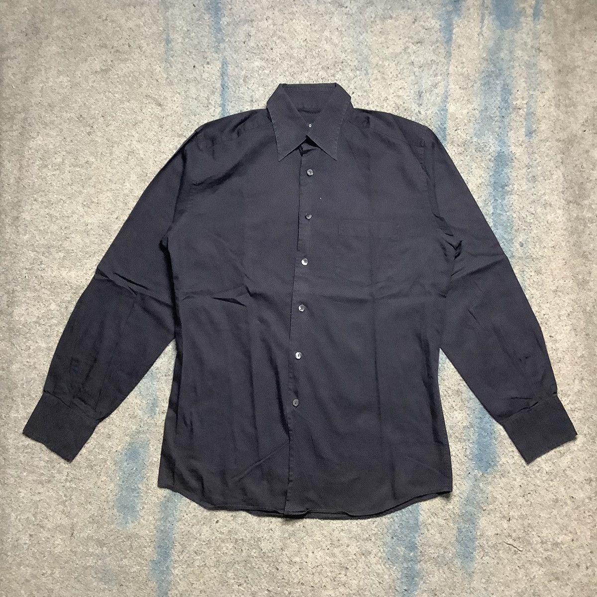 Dolce & Gabbana Dolce & Gabbana Black Oxford Shirt Size US M / EU 48-50 / 2 - 1 Thumbnail