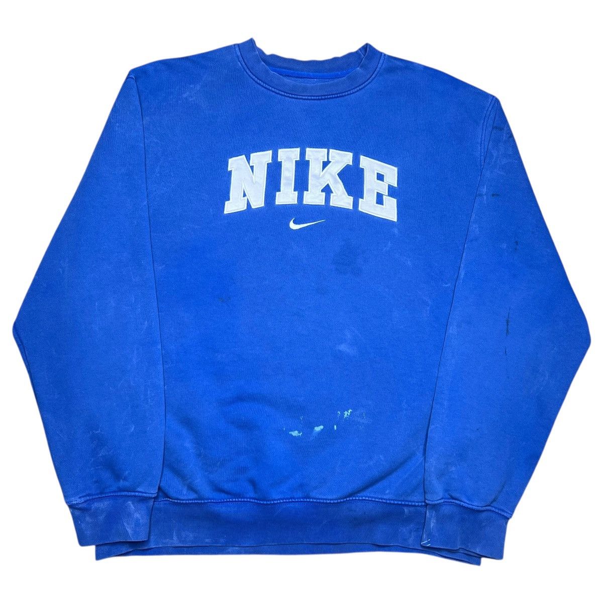 Nike Vintage 2000s Nike Swoosh Spell Out Embroidered Sweatshirt Size US L / EU 52-54 / 3 - 1 Thumbnail