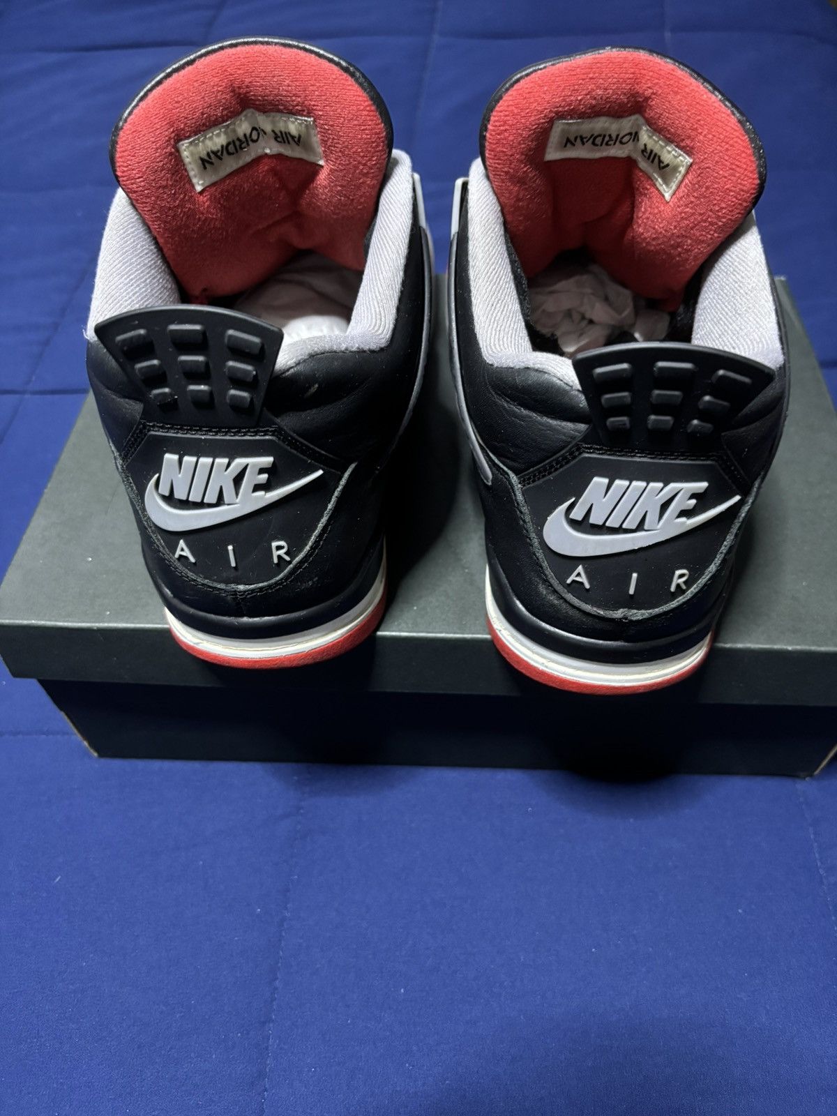 Jordan Brand Jordan 4 Retro Bred Reimagined 2024 Size 10 Size US 10 / EU 43 - 4 Thumbnail