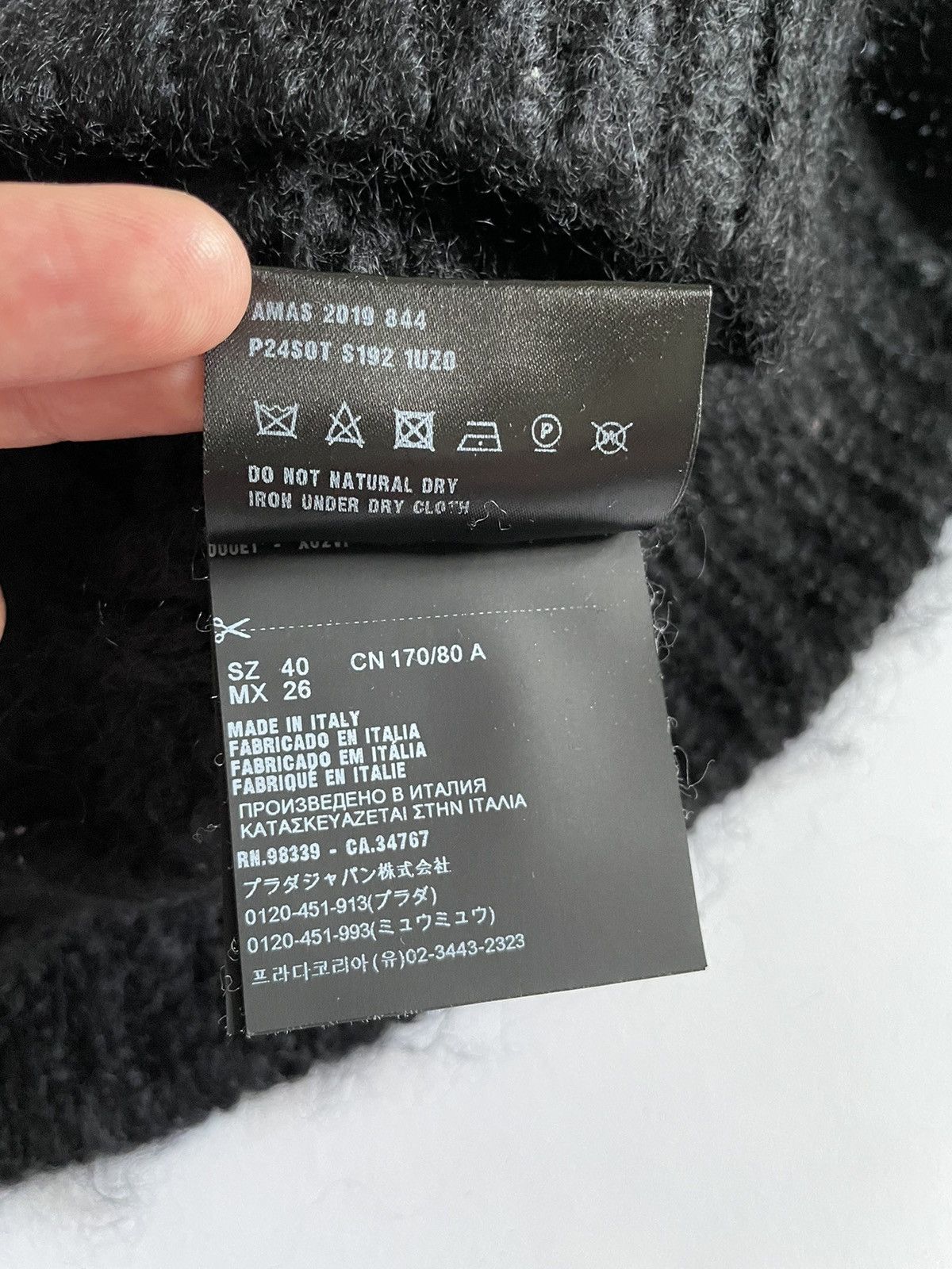 Prada Prada FW19 Chunky Mohair Knit Sweater/Jumper Size US S / EU 44-46 / 1 - 6 Thumbnail