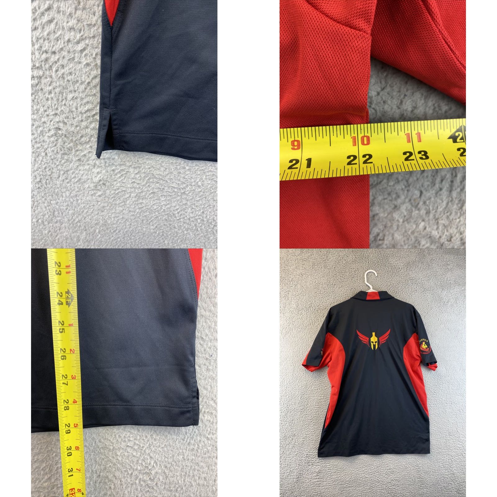 Vintage Sport-Tek Mens Cool Dry Fit Wicking Performance Golf Polo T-Shirt / 90-27 Size US L / EU 52-54 / 3 - 8 Thumbnail