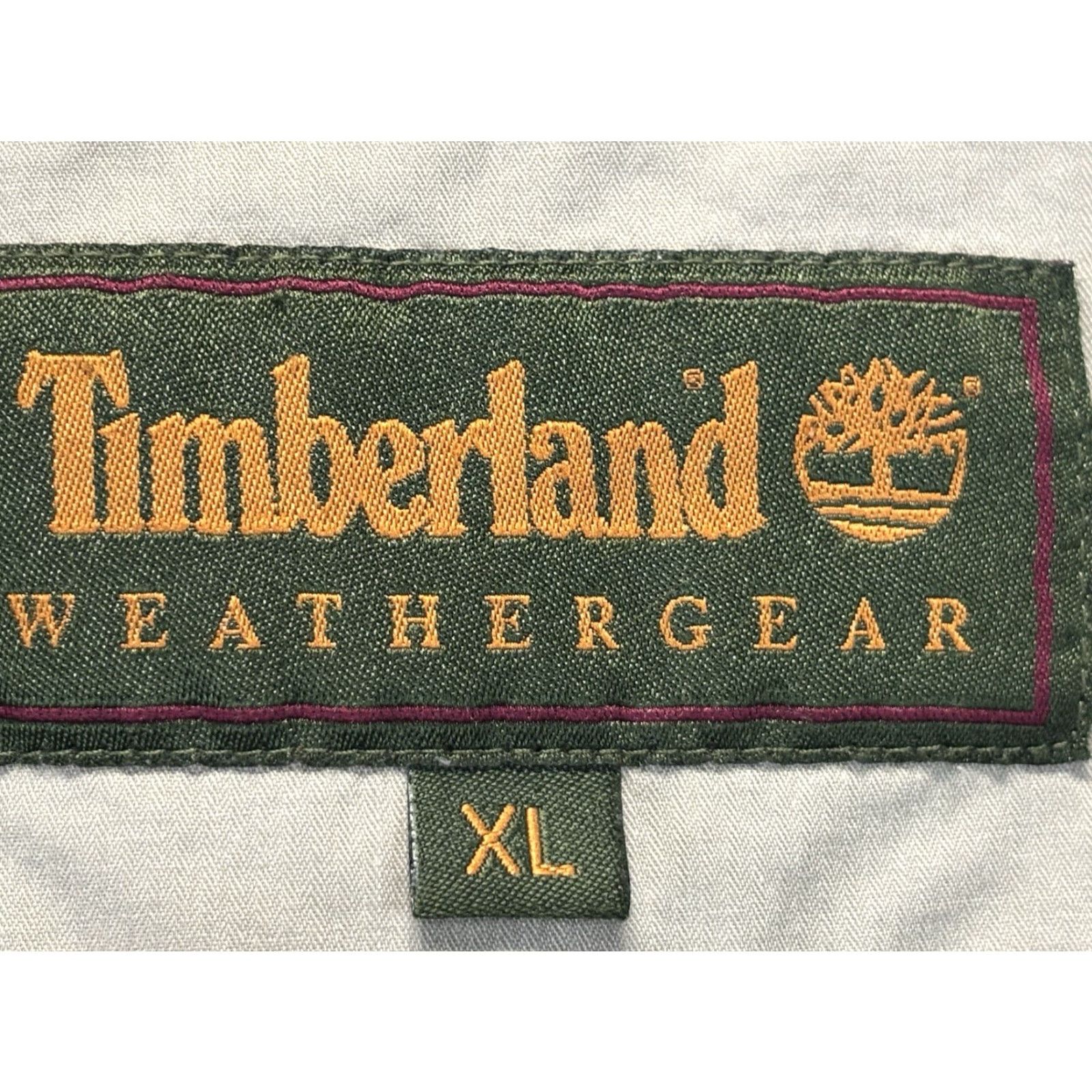 Timberland VINTAGE Timberland Chore Barn Jacket Shirt Jacket Leather Collar Flannel Beige XL Men’s 3 Button Missing Back 90s Fall Cashmere? Size US XL / EU 56 / 4 - 7 Thumbnail