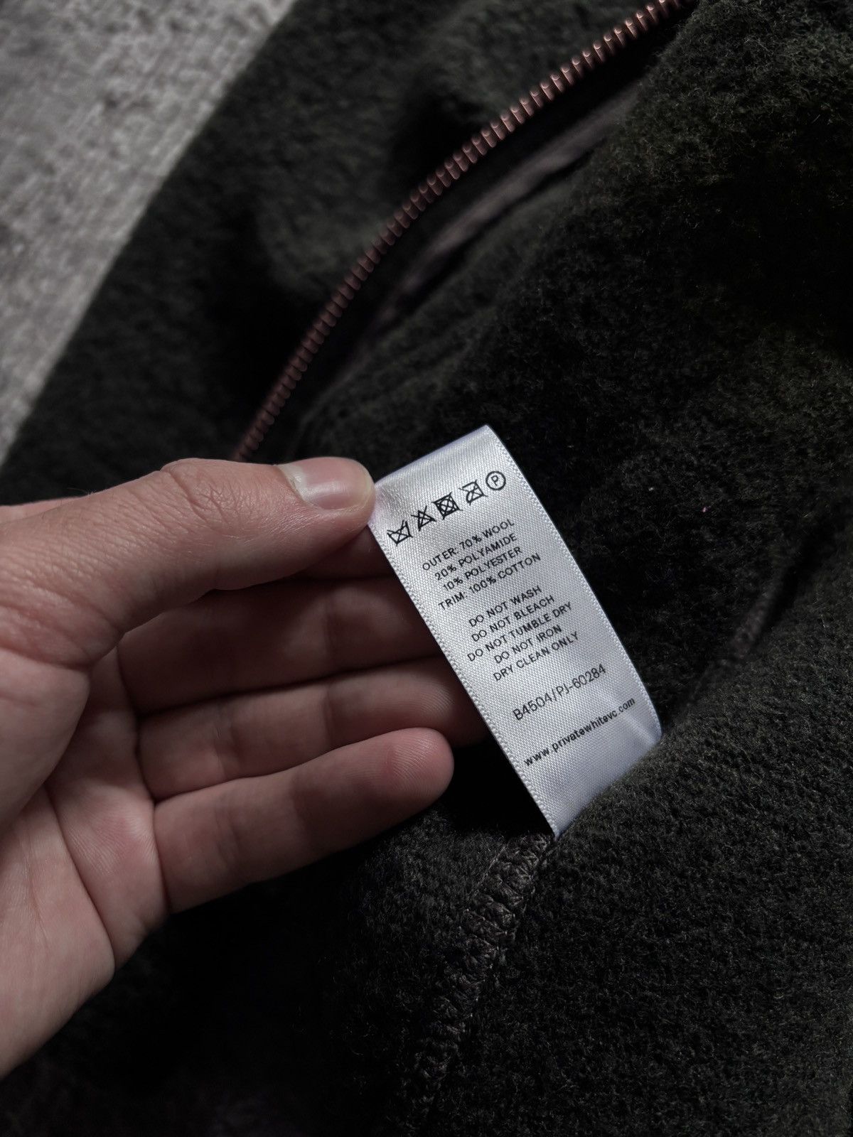 Private White V.C. Private White V.C. Shell-Trimmed Wool fleece Jacket Size US M / EU 48-50 / 2 - 13 Thumbnail