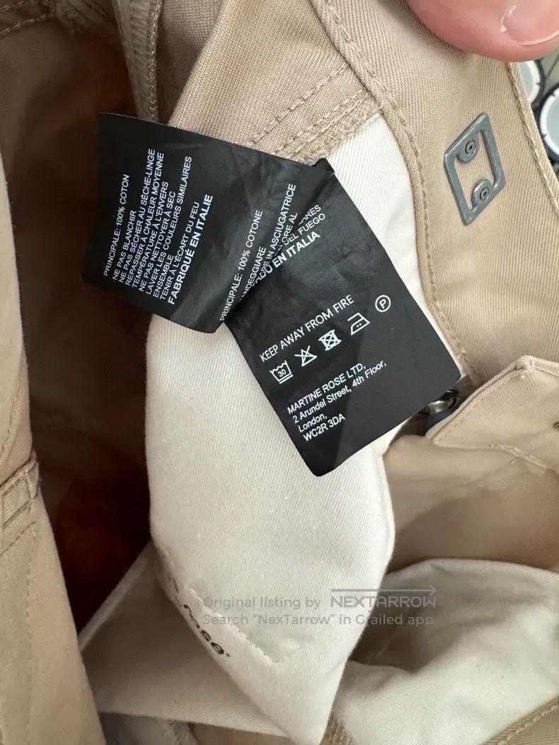 Martine Rose Martine Rose size xs 24FW buttoned straight silhouette tr Size US 28 / EU 44 - 7 Thumbnail