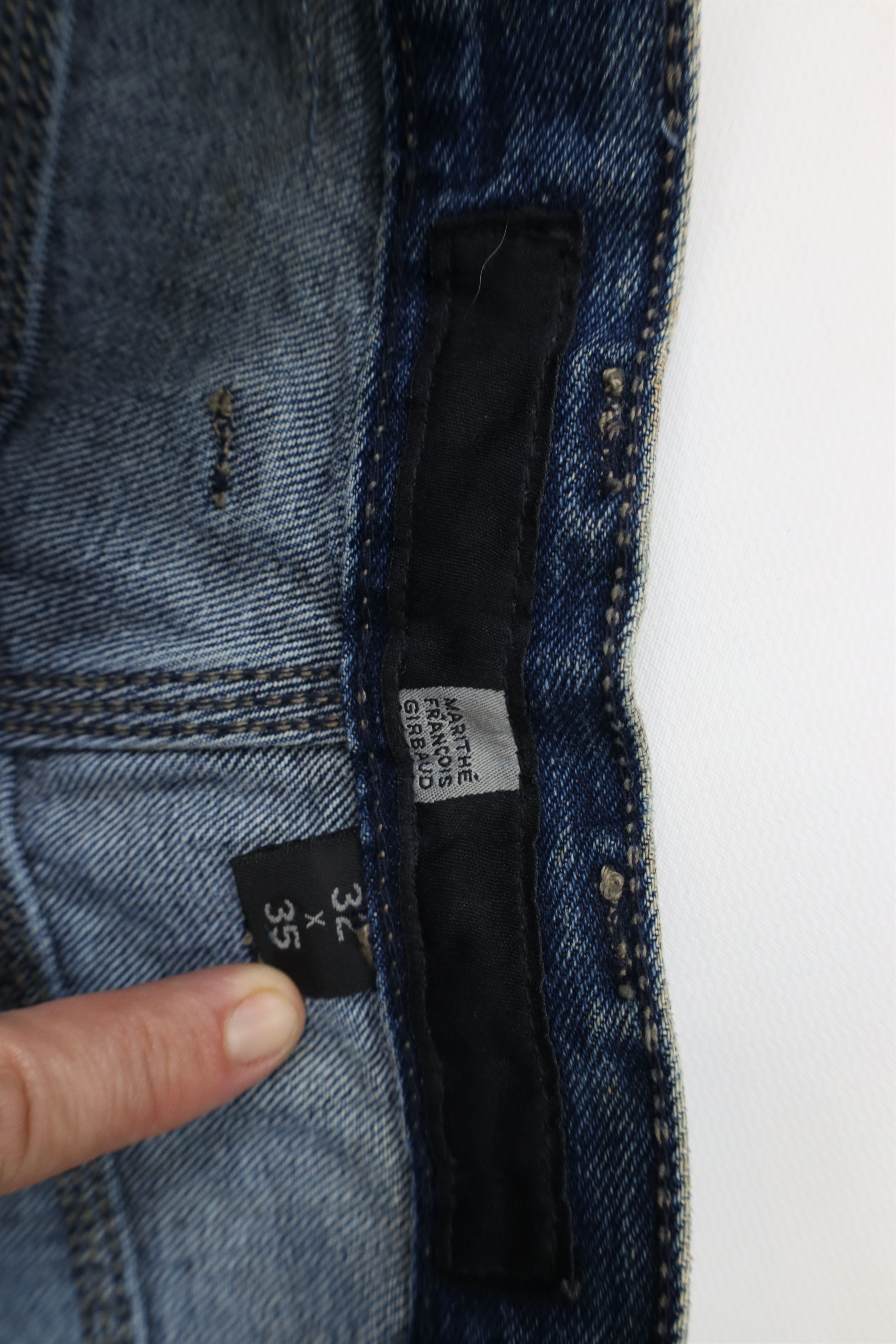 Marithe + Francois Girbaud Deadstock Vintage 90s Marithe Francois Girbaud Wide Jeans Size US 32 / EU 48 - 9 Thumbnail