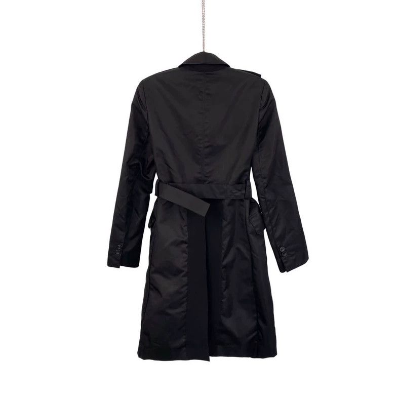 Prada Prada Black bow belt double-breasted windbreaker Size XS / US 0-2 / IT 36-38 - 2 Thumbnail