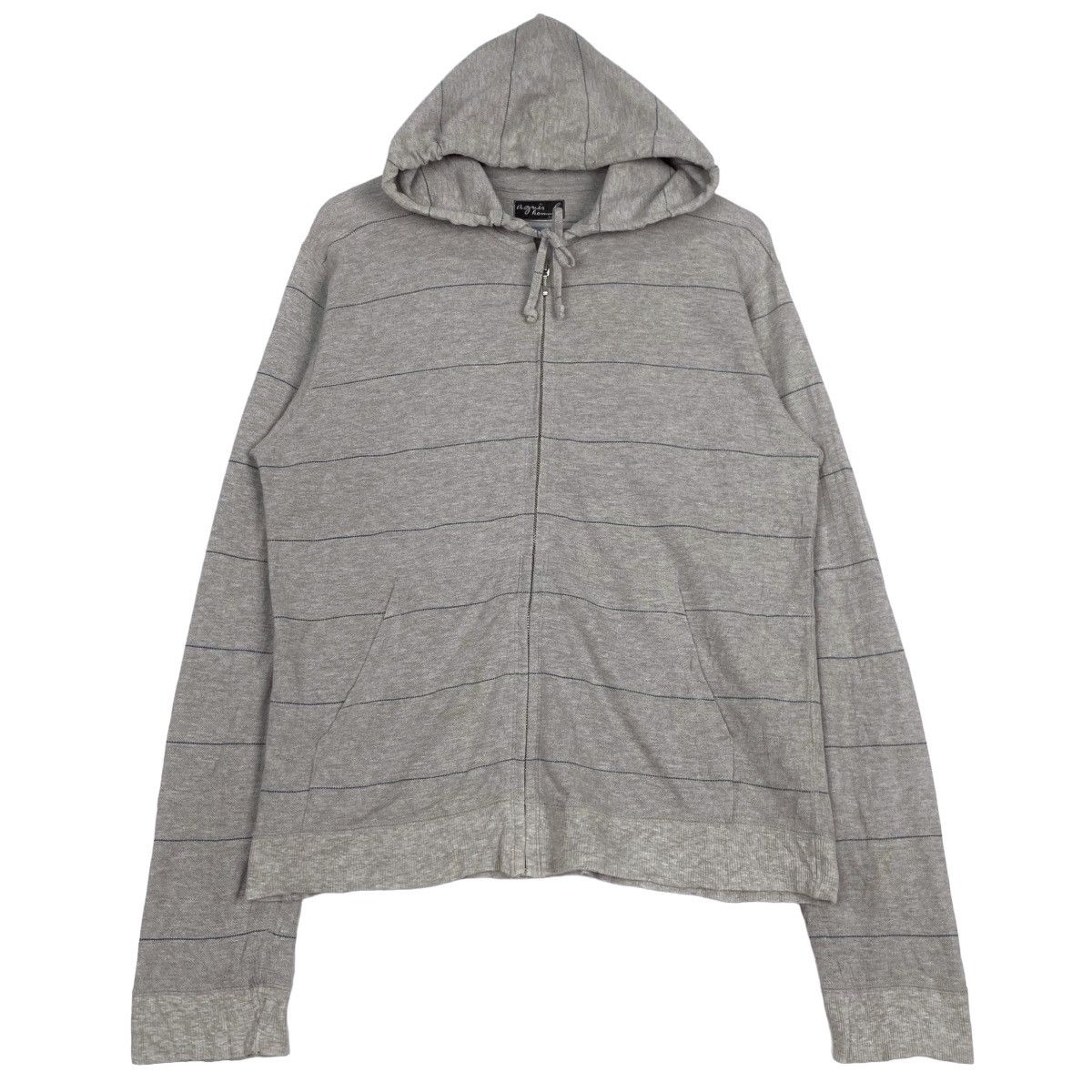 Vintage Vintage Aguis Homme Full Zip Hoodie Gray Size M Size US M / EU 48-50 / 2 - 1 Thumbnail