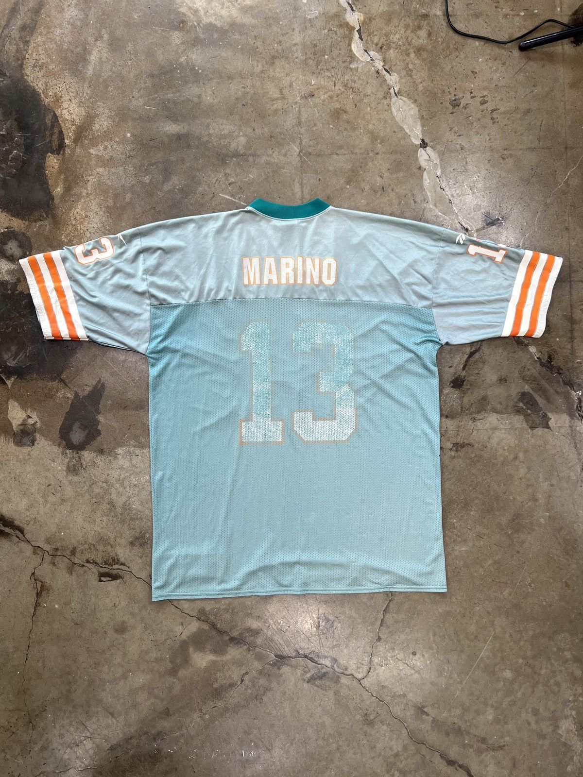 Starter Vintage 90s Starter NFL Reebok Dan Marino Dolphins Jersey 2XL Size US XXL / EU 58 / 5 - 2 Thumbnail
