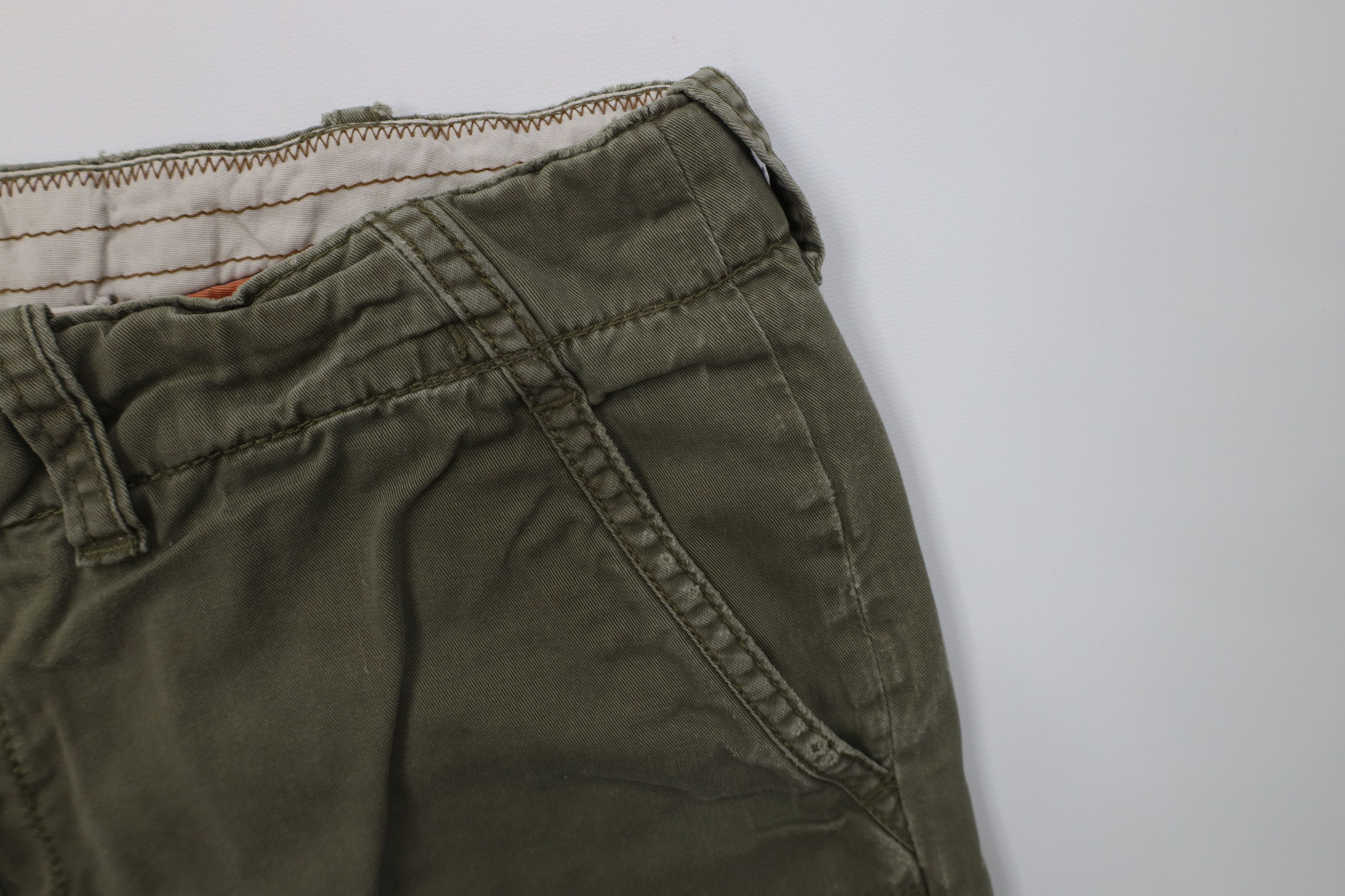 Ralph Lauren Vintage 90s Ralph Lauren Above Knee Military Shorts Green Size US 34 / EU 50 - 7 Thumbnail