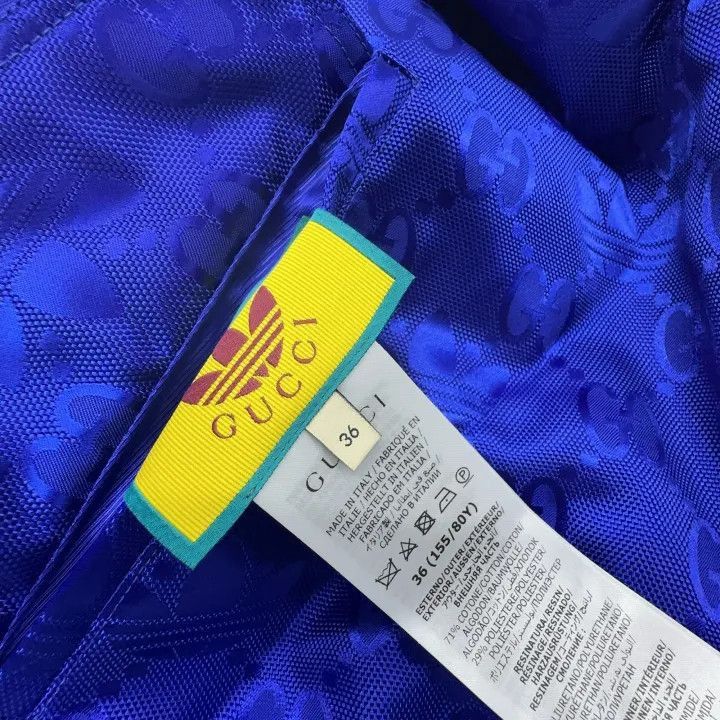 Gucci Gucci x Adidas Logo Print Zip Jacket-2507 Size S / US 4 / IT 40 - 2 Thumbnail