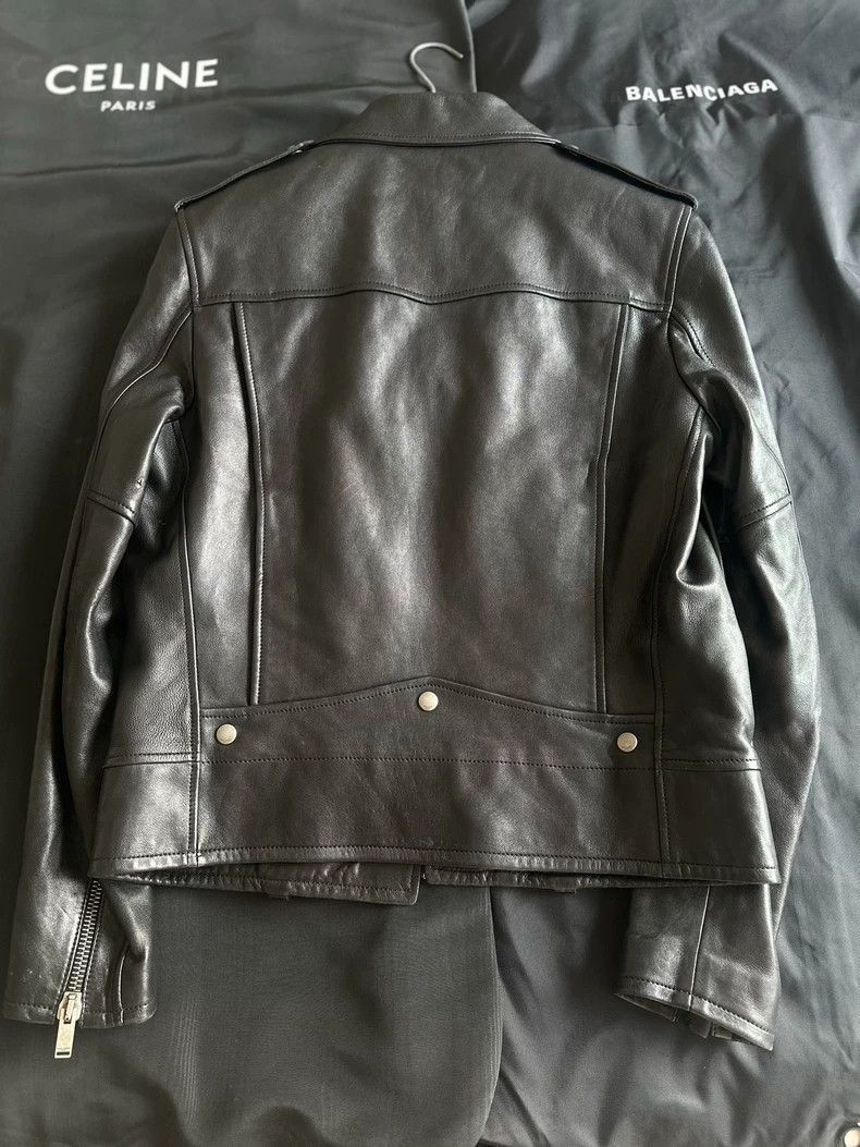 Saint Laurent Paris Saint Laurent Leather Moto Jacket- Size US L / EU 52-54 / 3 - 3 Thumbnail