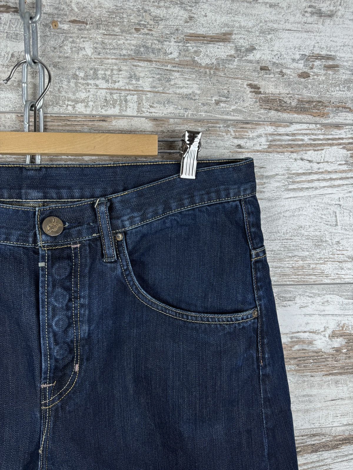 Allsaints × Japanese Brand × Vintage Mens Vintage AllSaints ES Runner denim shorts jeans luxury Size US 36 / EU 52 - 2 Thumbnail