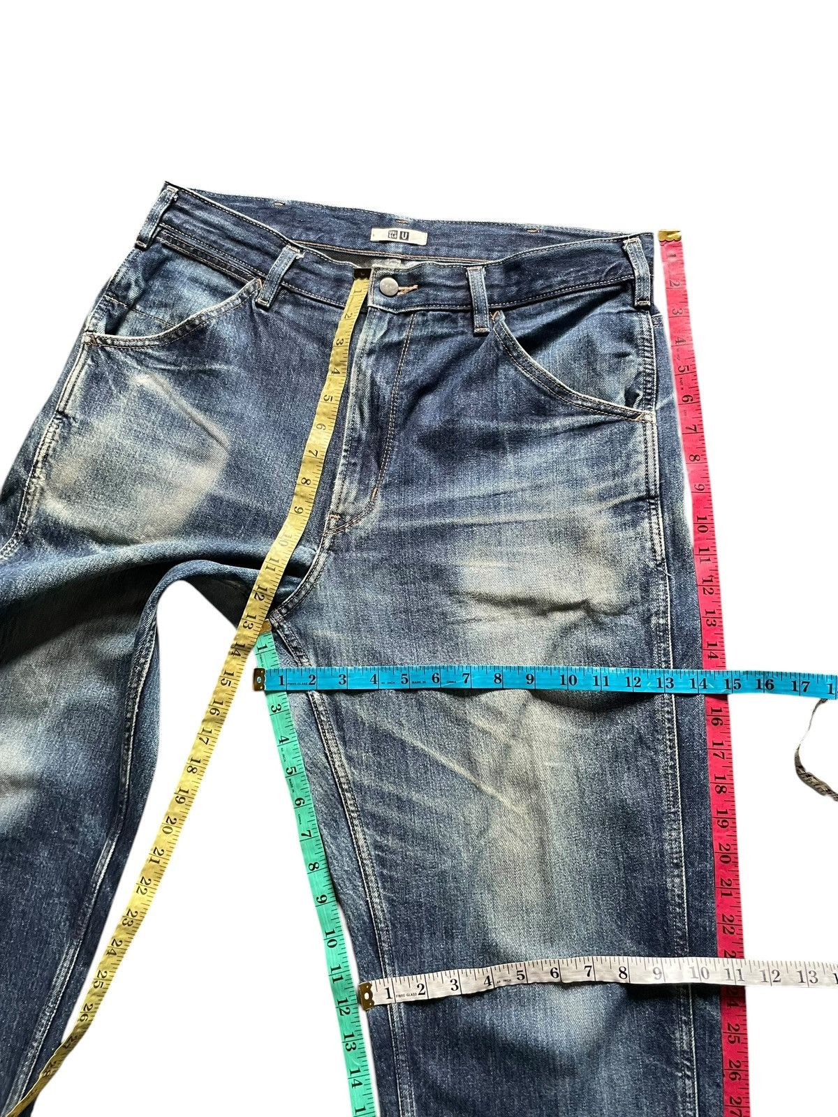 Japanese Brand × Uniqlo Uniqlo Faded Baggy Denim Size US 36 / EU 52 - 15 Thumbnail