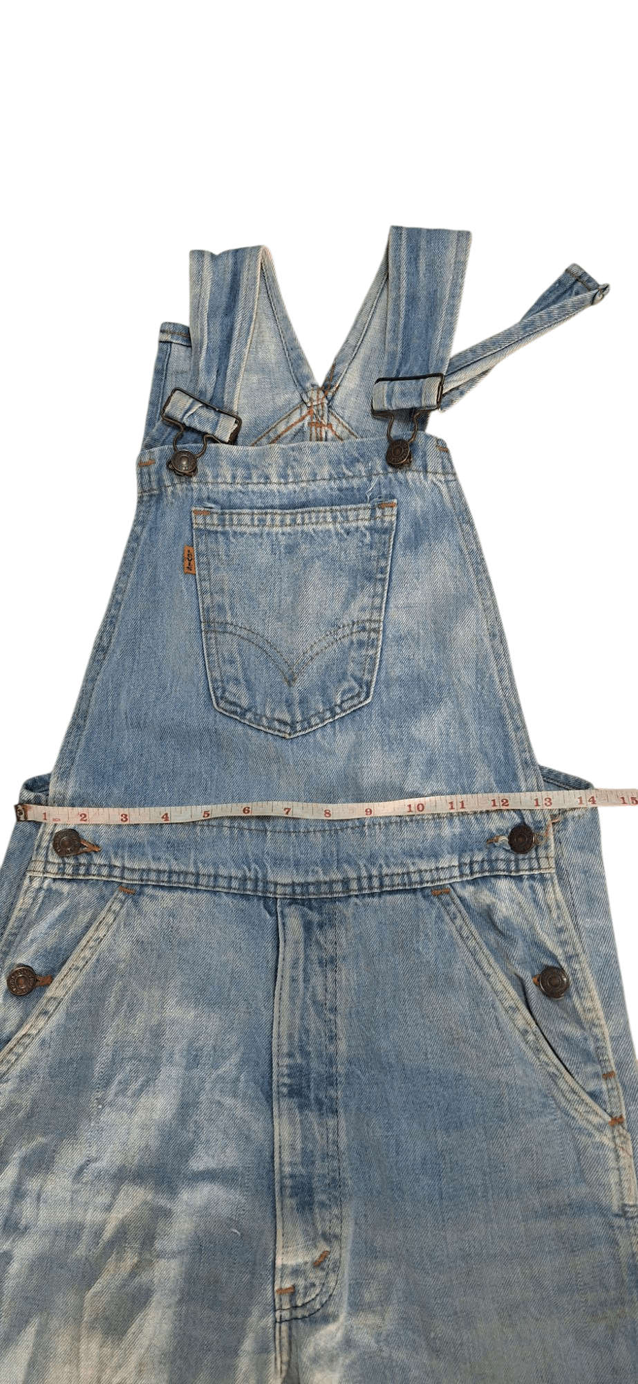 Levi's × Levi's Vintage Clothing Vintage Levis Orange Tab Talon Zipper Flare Overalls Size US 28 / EU 44 - 16 Thumbnail