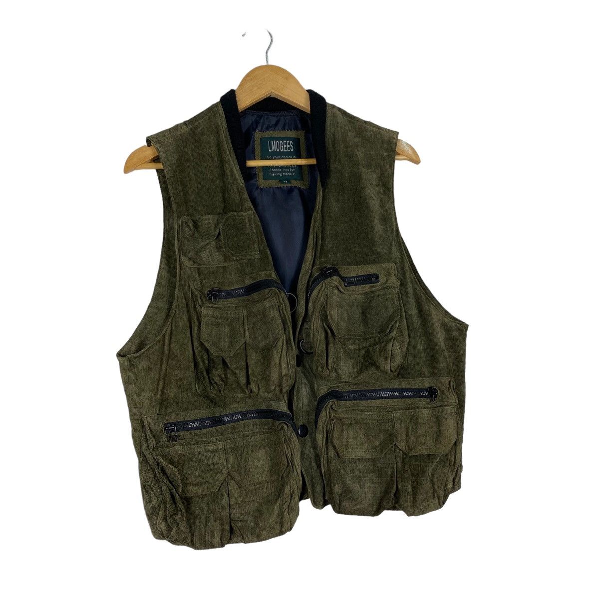 Japanese Brand VINTAGE ISSEY MIYAKE INSPIRED LGMOGEES ZIPPER VEST Size US M / EU 48-50 / 2 - 3 Thumbnail