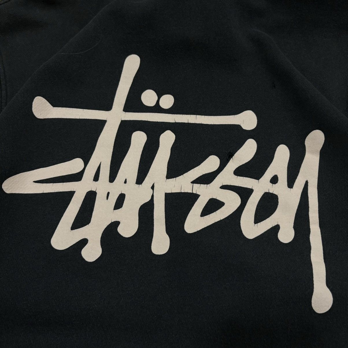 Stussy Vintage Stussy USA Baggy Hoodie Embroidered Logo Y2K Black Size US M / EU 48-50 / 2 - 4 Thumbnail