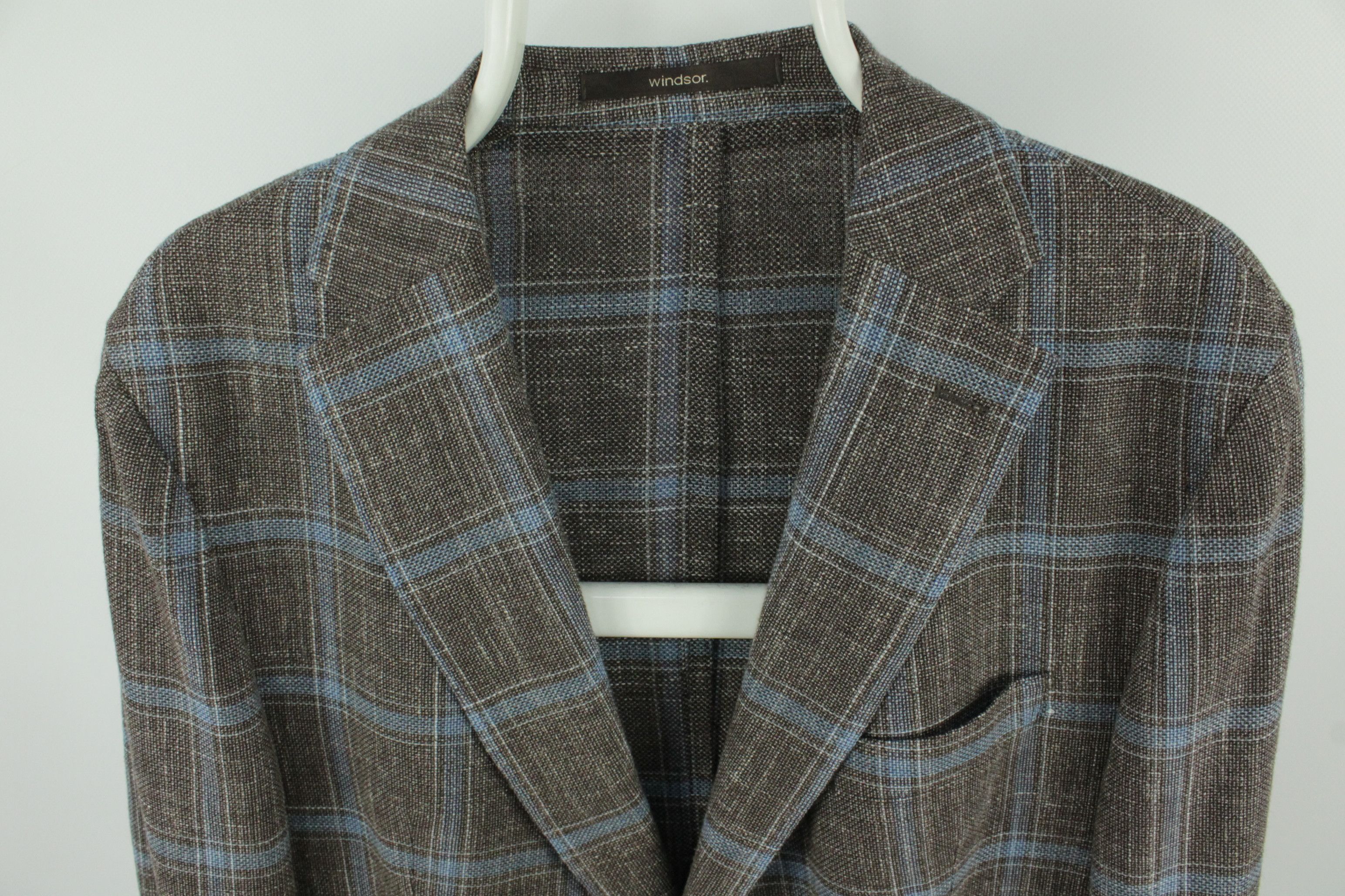 Windsor Smith Windsor Knitted Wool Linen Sport Coat Check Blazer jacket Size US L / EU 52-54 / 3 - 2 Thumbnail