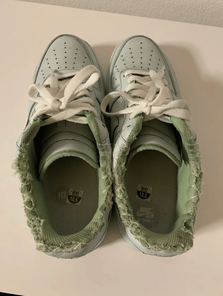 Nike Stealboyz Nike Air Force 1 Custom Mint Green Y2k AF1 US10.5 Size US 10.5 / EU 43-44 - 4 Thumbnail