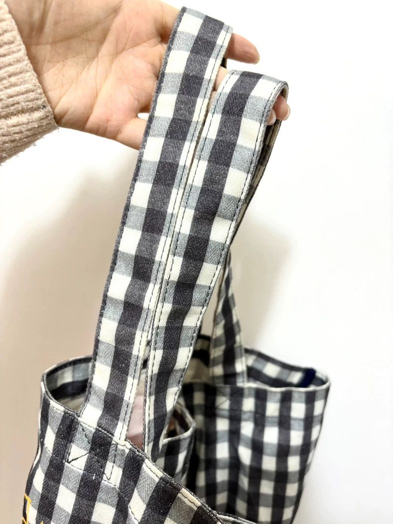 Vivienne Westwood size os Striped puppy canvas bag, single