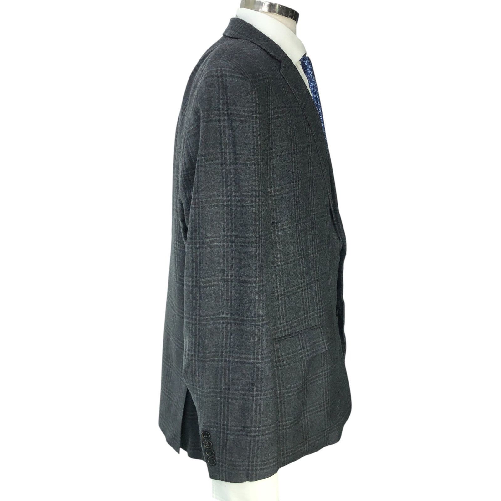 Lauren Ralph Lauren Ralph Lauren LRL 46R Sport Coat Jacket Silk Wool Windowpane Size 46R - 11 Thumbnail
