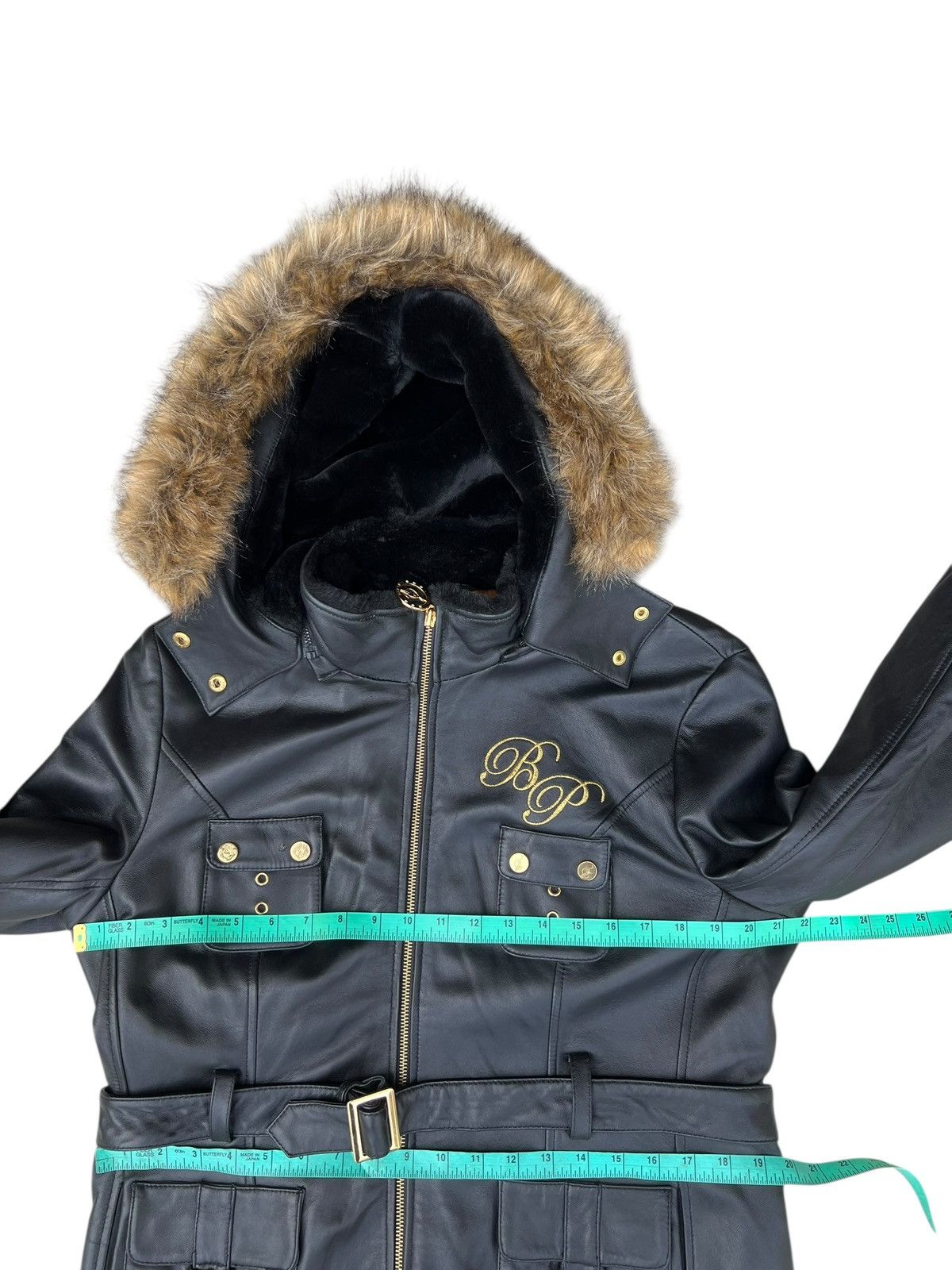 Leather Baby Phat Nappa Leather Jacket Hoodie Size L / US 10 / IT 46 - 4 Thumbnail