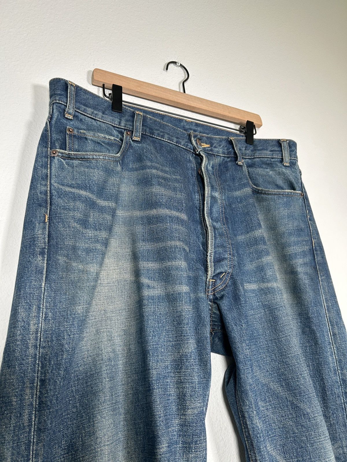 Celine M_RE_19 HEDI SLIMANE baggy, distressed denim Size US 38 / EU 54 - 2 Thumbnail
