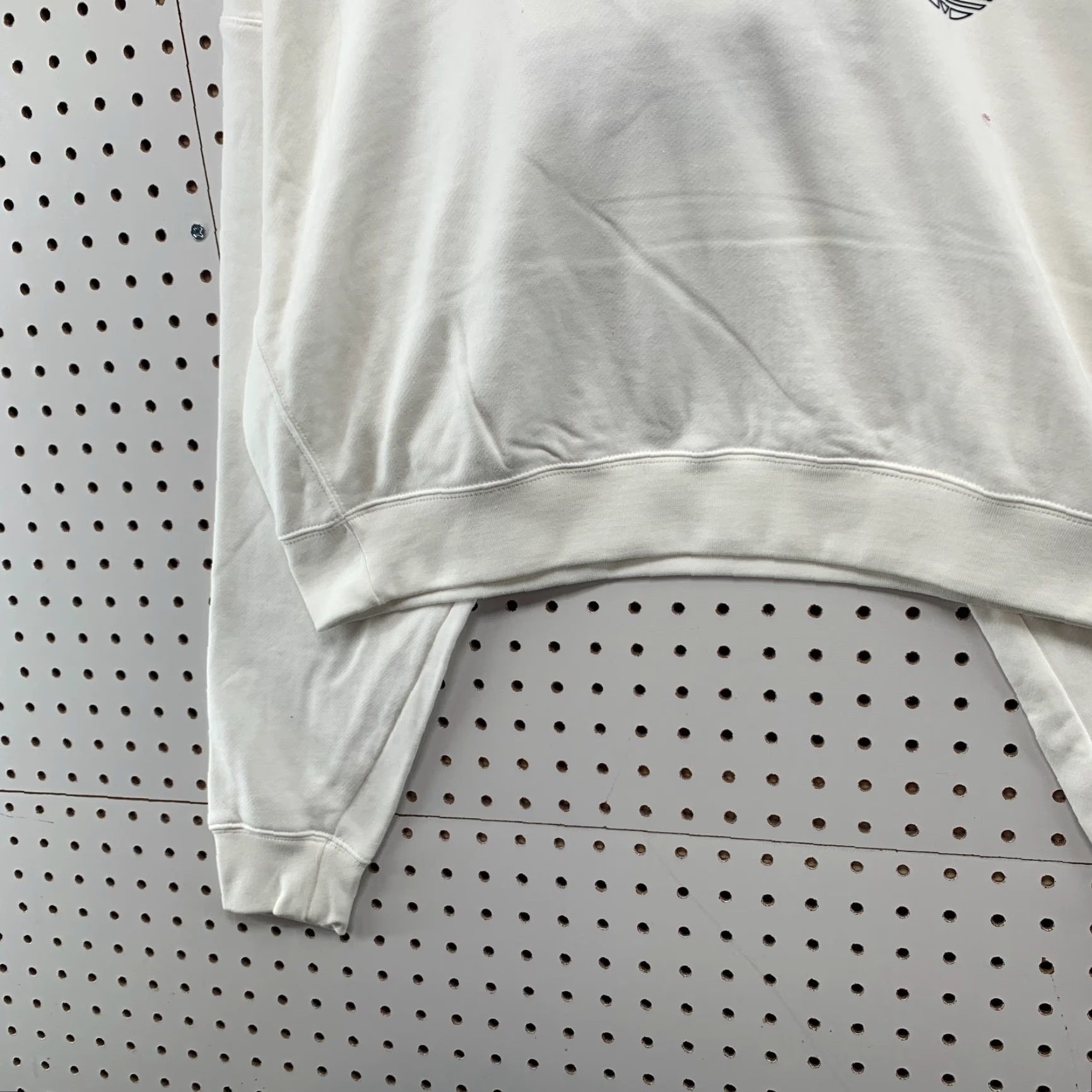 Adidas NEW Adidas Originals Cropped Hoodie Women Large White Activewear Pullover Long Sleeve Size L / US 10 / IT 46 - 7 Thumbnail