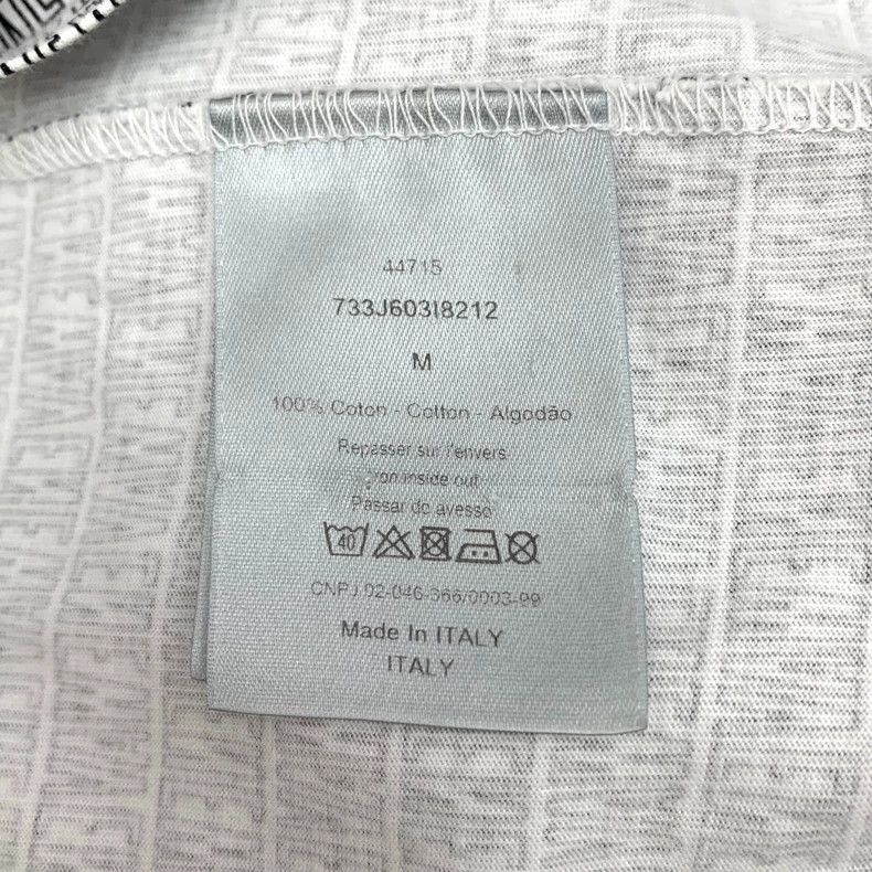 Dior Dior Gray Cotton Round Neck Short Sleeve TShirt-2506 Size M / US 6-8 / IT 42-44 - 7 Thumbnail